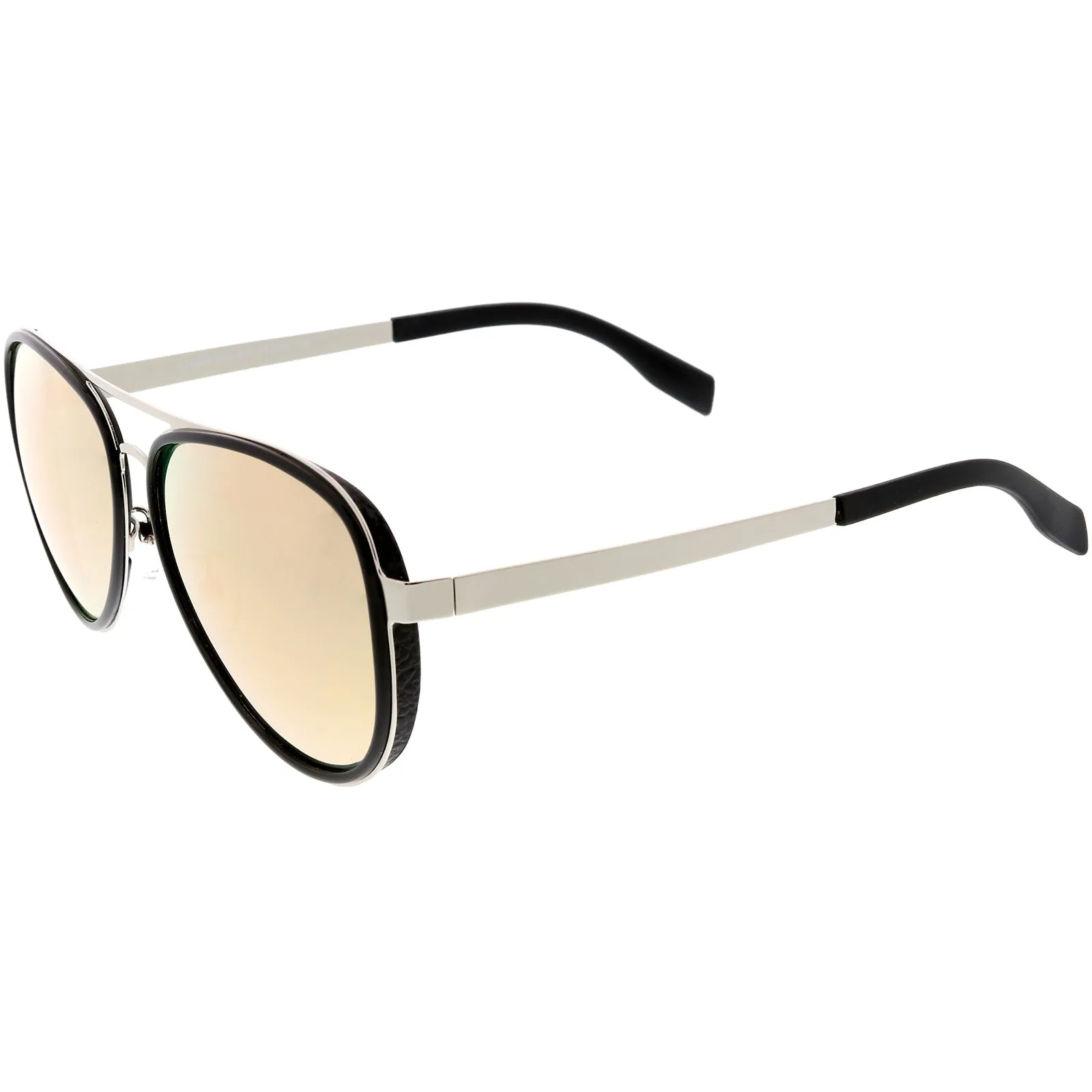 Retro Modern Polarized Premium Thin Aviator Sunglasses C885 sold by ZeroUV product image thumbnail 3