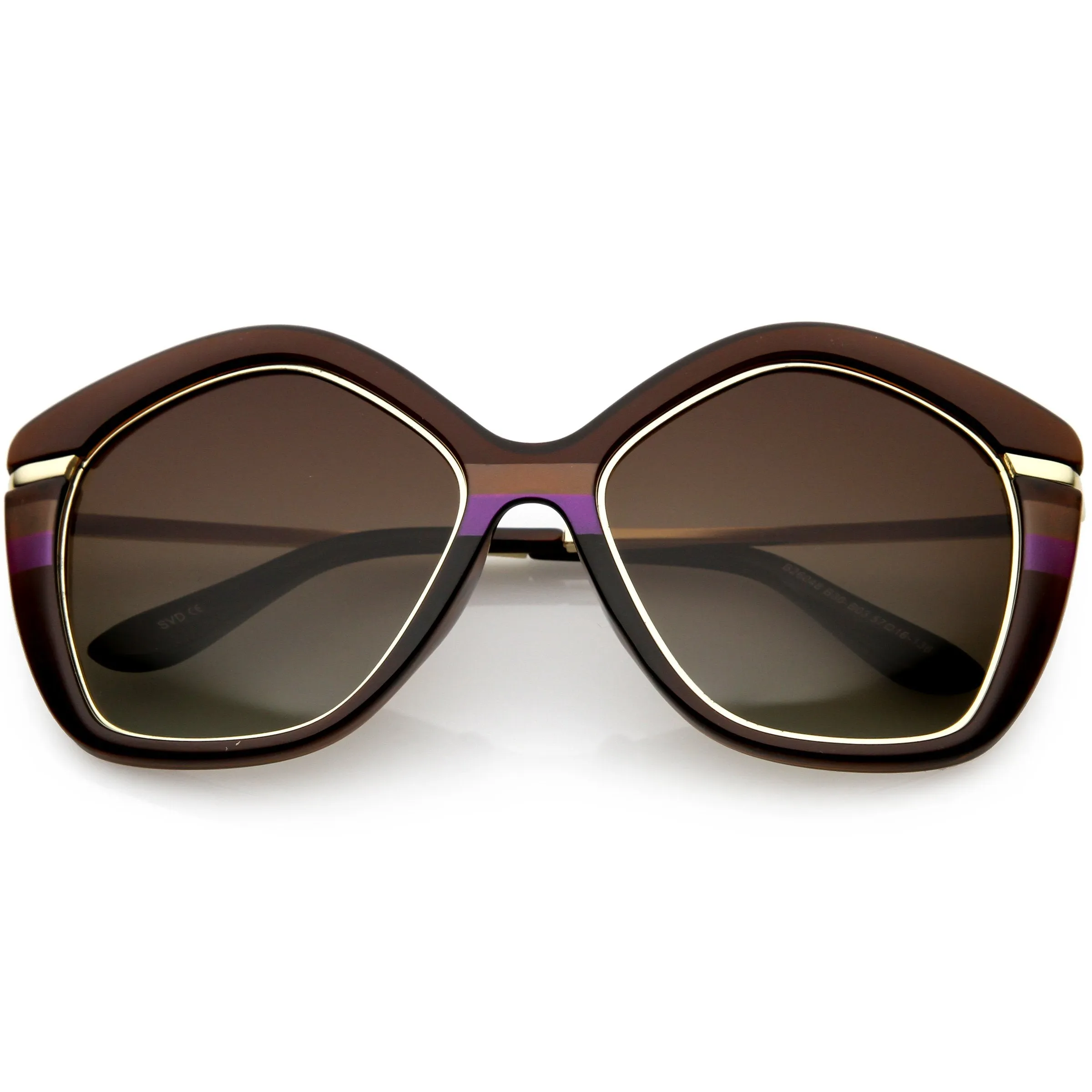 Women's 1950's Oversize Geometric Polarized Lens Sunglasses C900 sold by ZeroUV