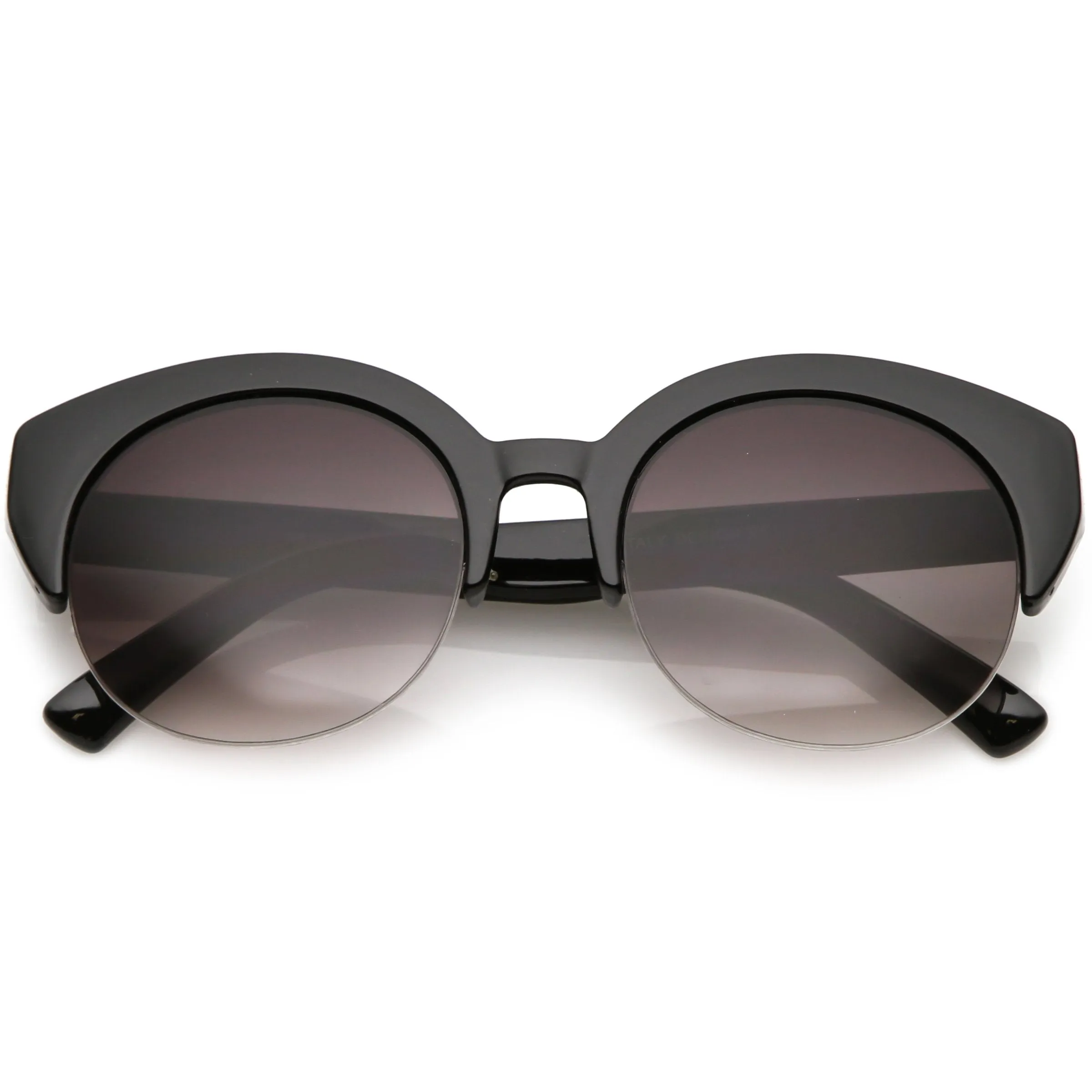 Women's Wide Angle Cat Eye Half Frame Sunglasses C021 sold by ZeroUV