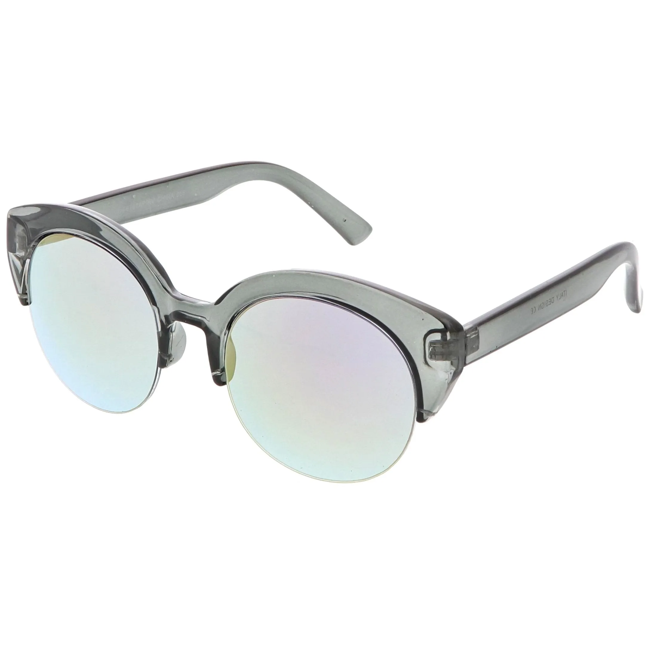 Women's Wide Angle Cat Eye Half Frame Sunglasses C021 sold by ZeroUV product image thumbnail 4