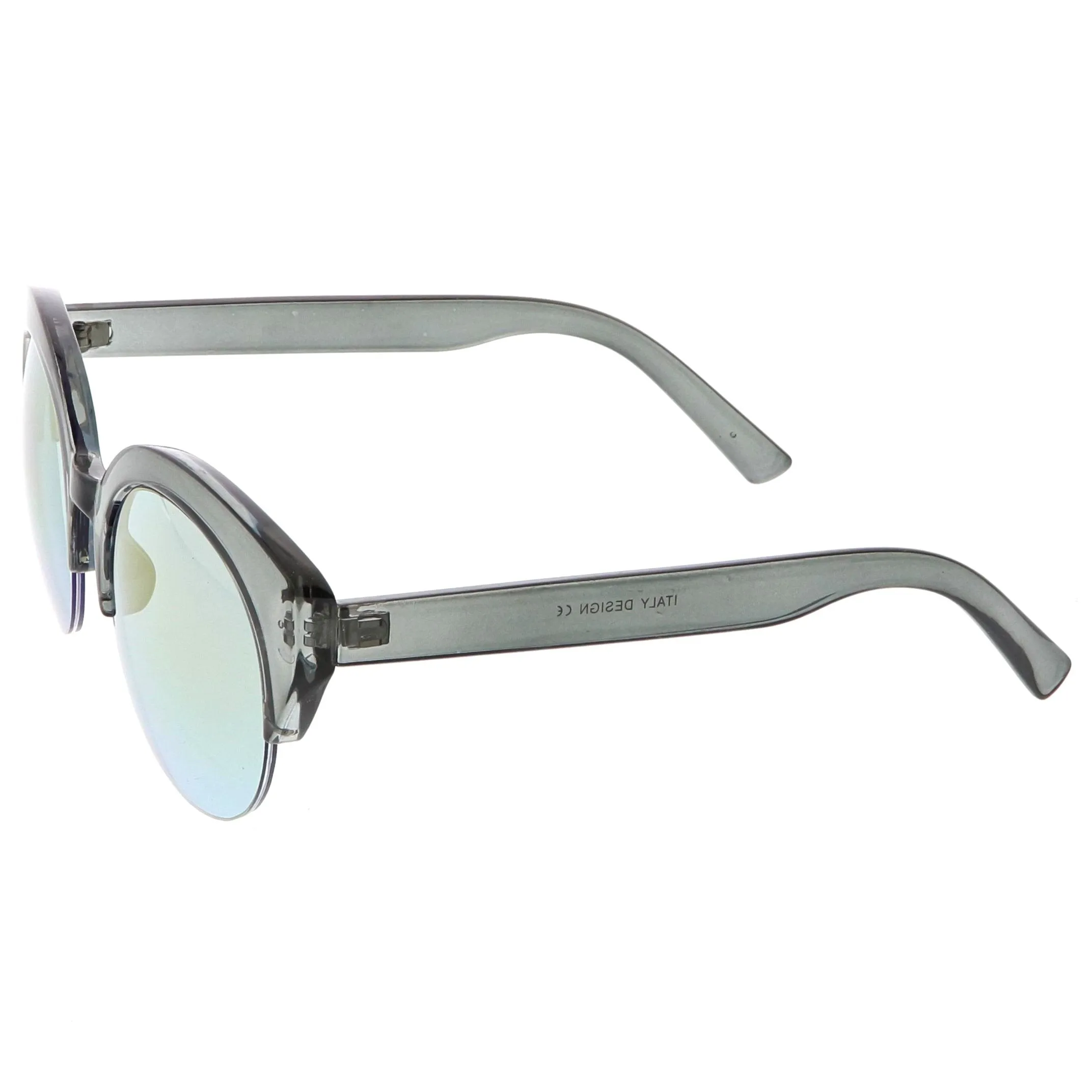 Women's Wide Angle Cat Eye Half Frame Sunglasses C021 sold by ZeroUV product image thumbnail 5