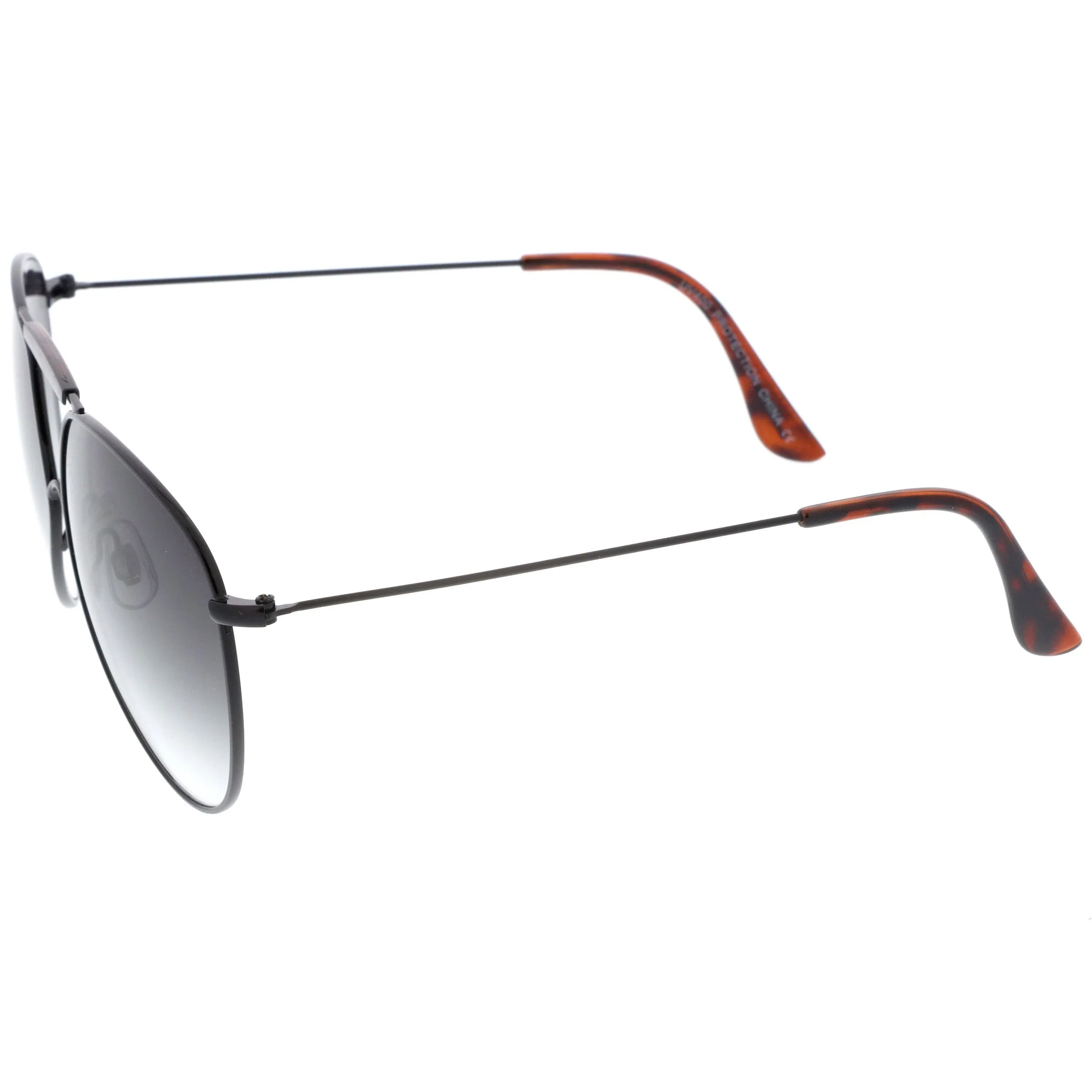 Modern Oversize Geometric Tear Drop Metal Aviator Sunglasses A734 sold by ZeroUV product image thumbnail 3