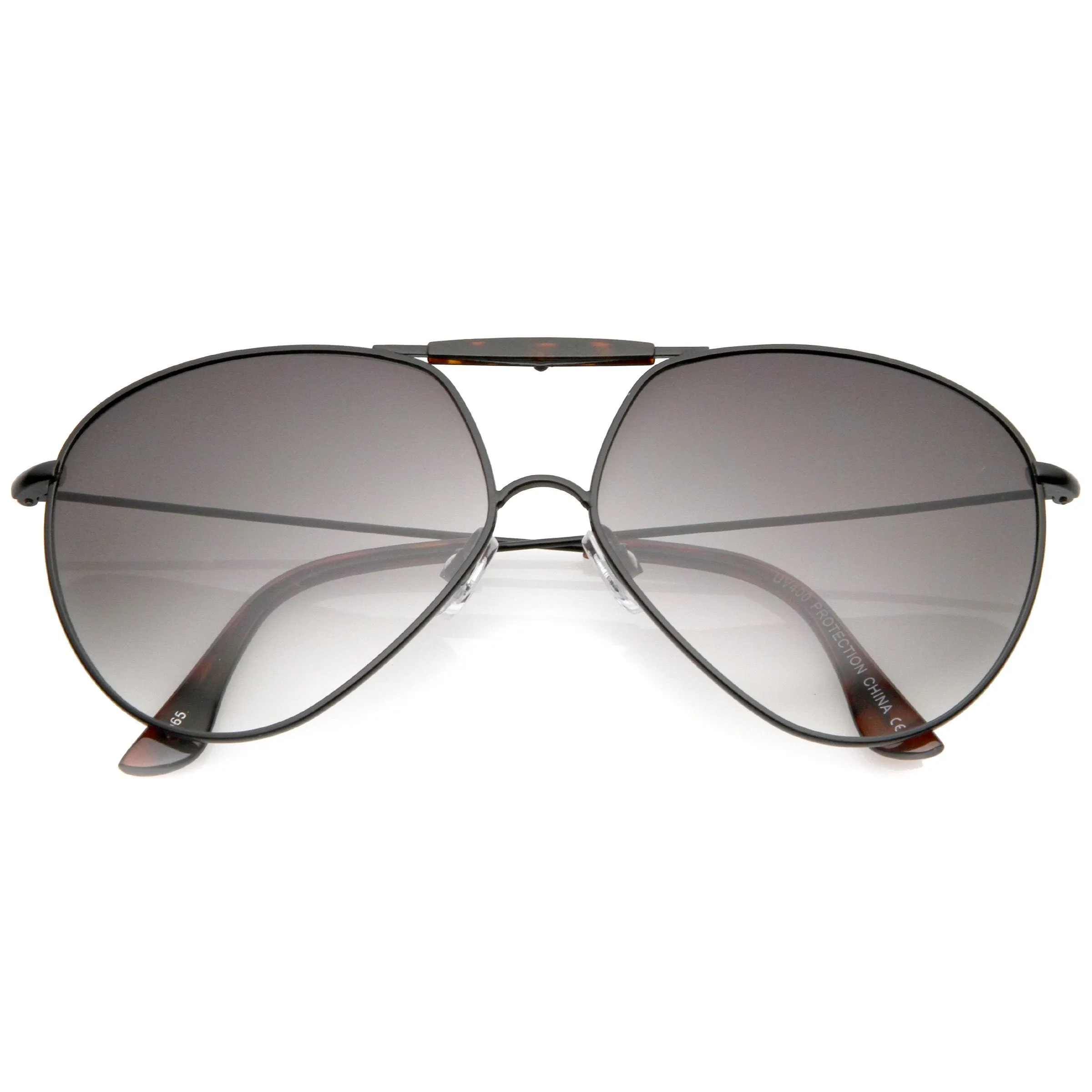 Modern Oversize Geometric Tear Drop Metal Aviator Sunglasses A734 sold by ZeroUV