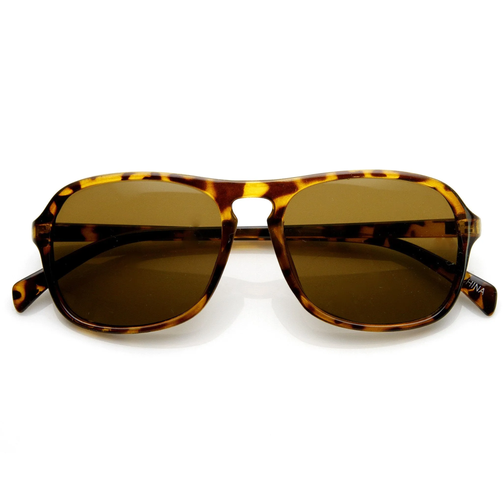 Mens Retro Fashion Keyhole Square Aviator Sunglasses 9176 sold by ZeroUV