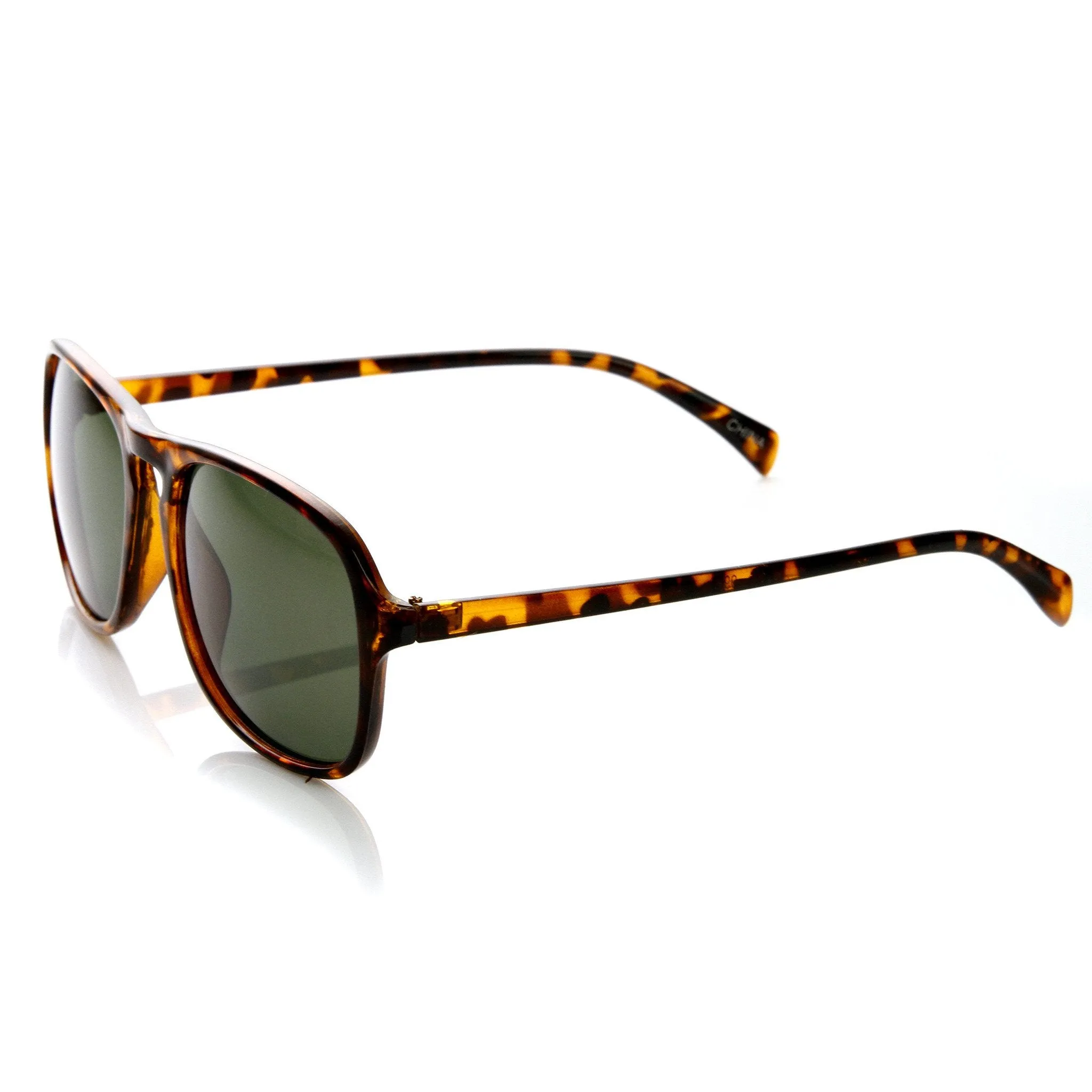 Mens Retro Fashion Keyhole Square Aviator Sunglasses 9176 sold by ZeroUV product image thumbnail 5