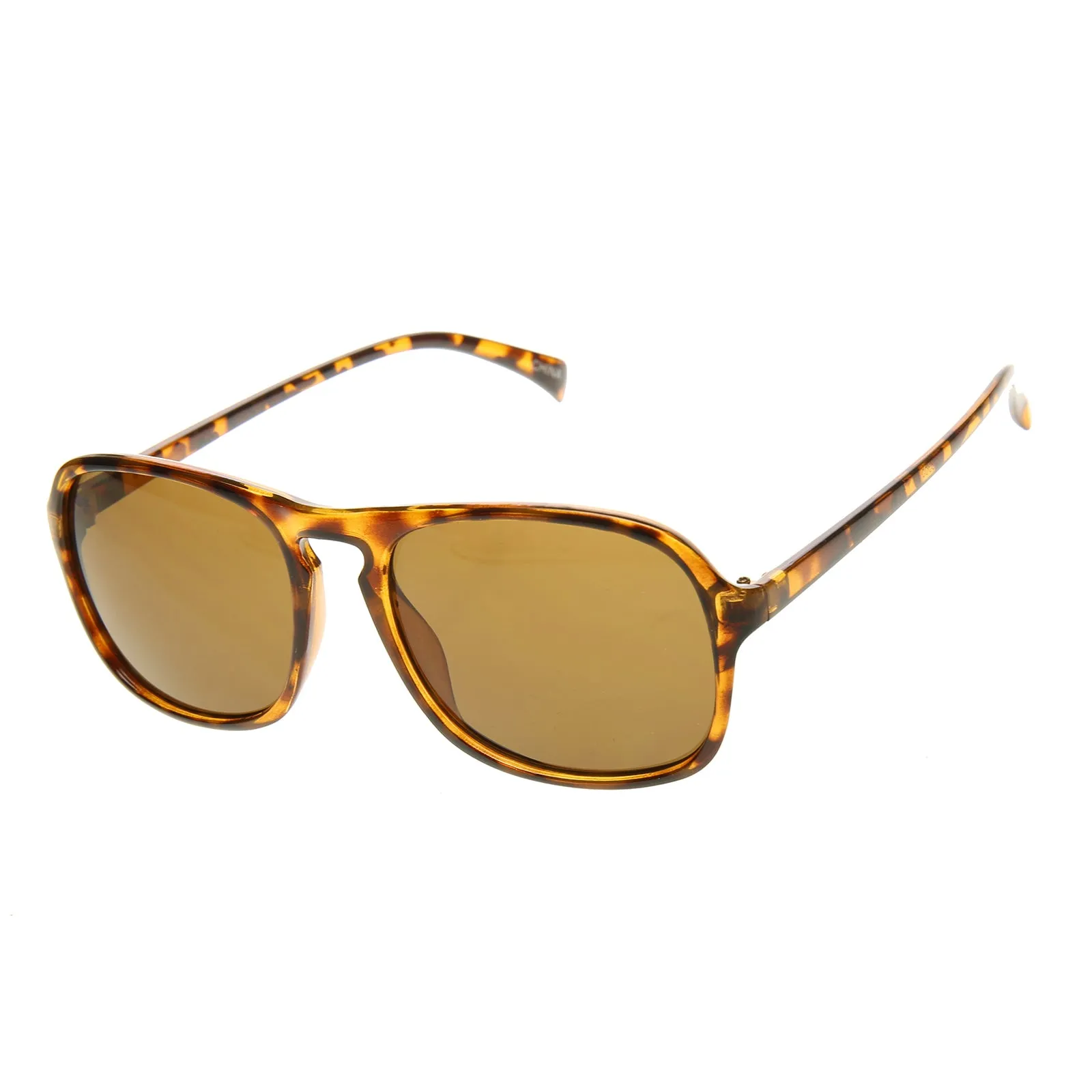 Mens Retro Fashion Keyhole Square Aviator Sunglasses 9176 sold by ZeroUV product image thumbnail 2