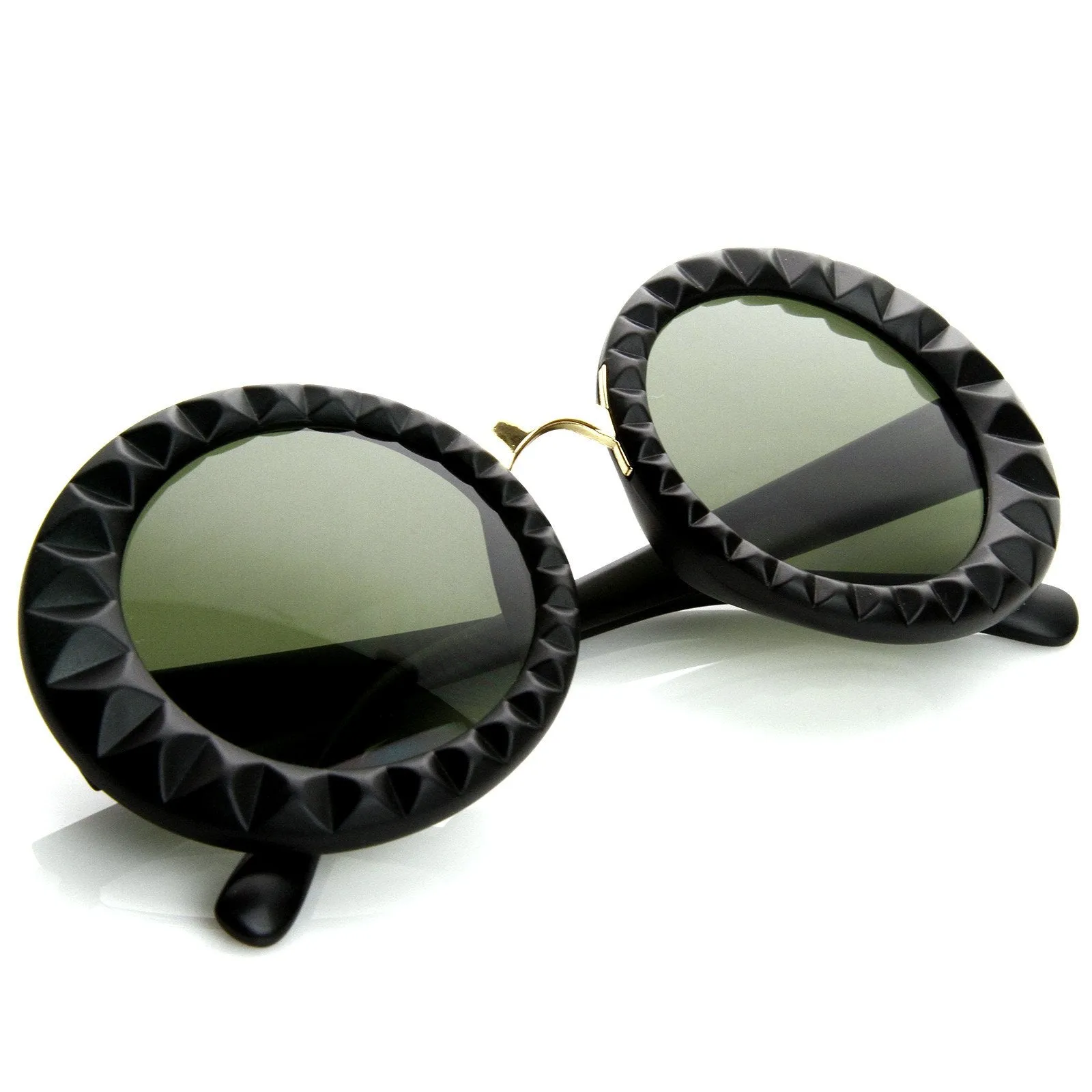 Designer Fashion Round Circle Womens Sunglasses 8772 sold by ZeroUV product image thumbnail 4