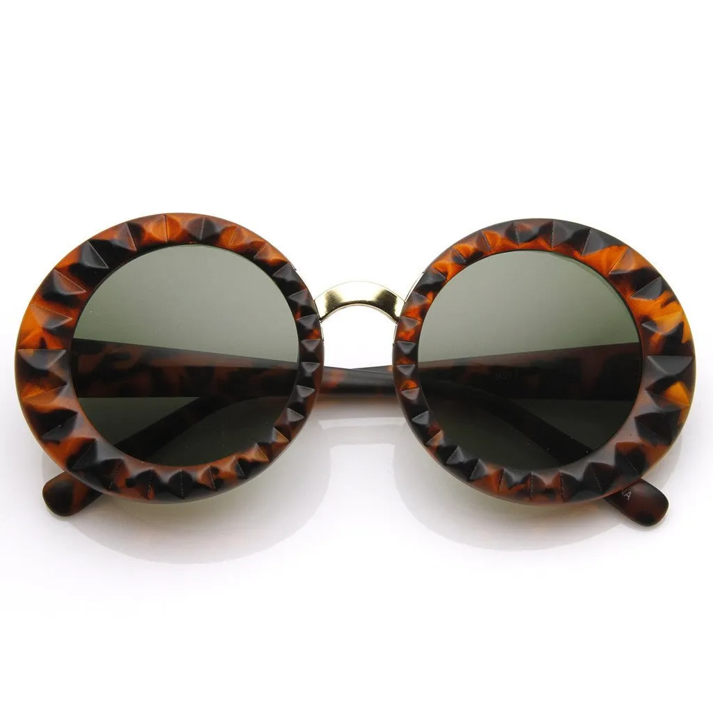 Designer Fashion Round Circle Womens Sunglasses 8772 sold by ZeroUV product image thumbnail 5