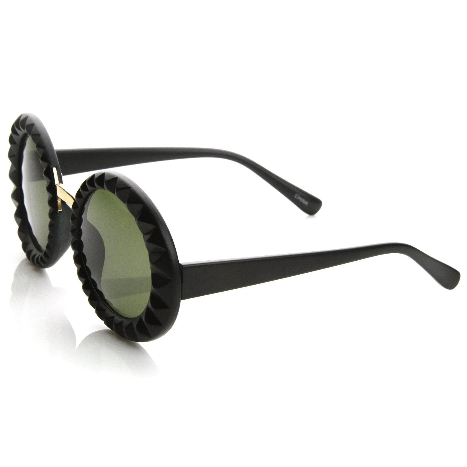 Designer Fashion Round Circle Womens Sunglasses 8772 sold by ZeroUV product image thumbnail 3