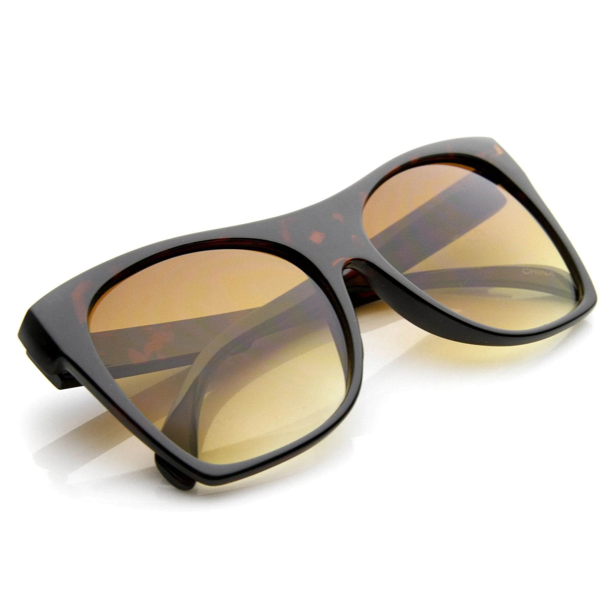 Women's Oversize Horned Rim Pointed Cat Eye Sunglasses 9610 sold by ZeroUV product image thumbnail 2