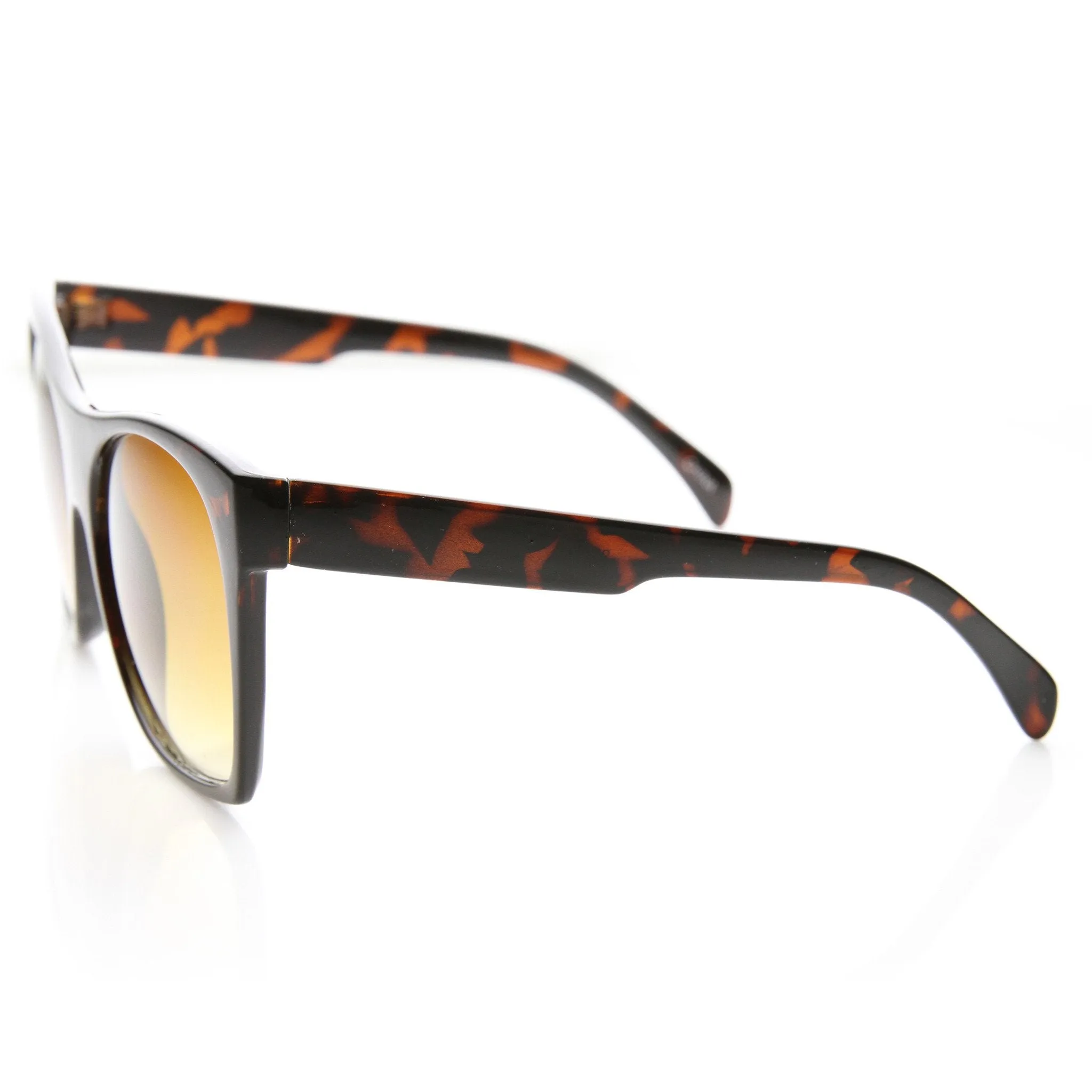 Women's Oversize Horned Rim Pointed Cat Eye Sunglasses 9610 sold by ZeroUV product image thumbnail 3