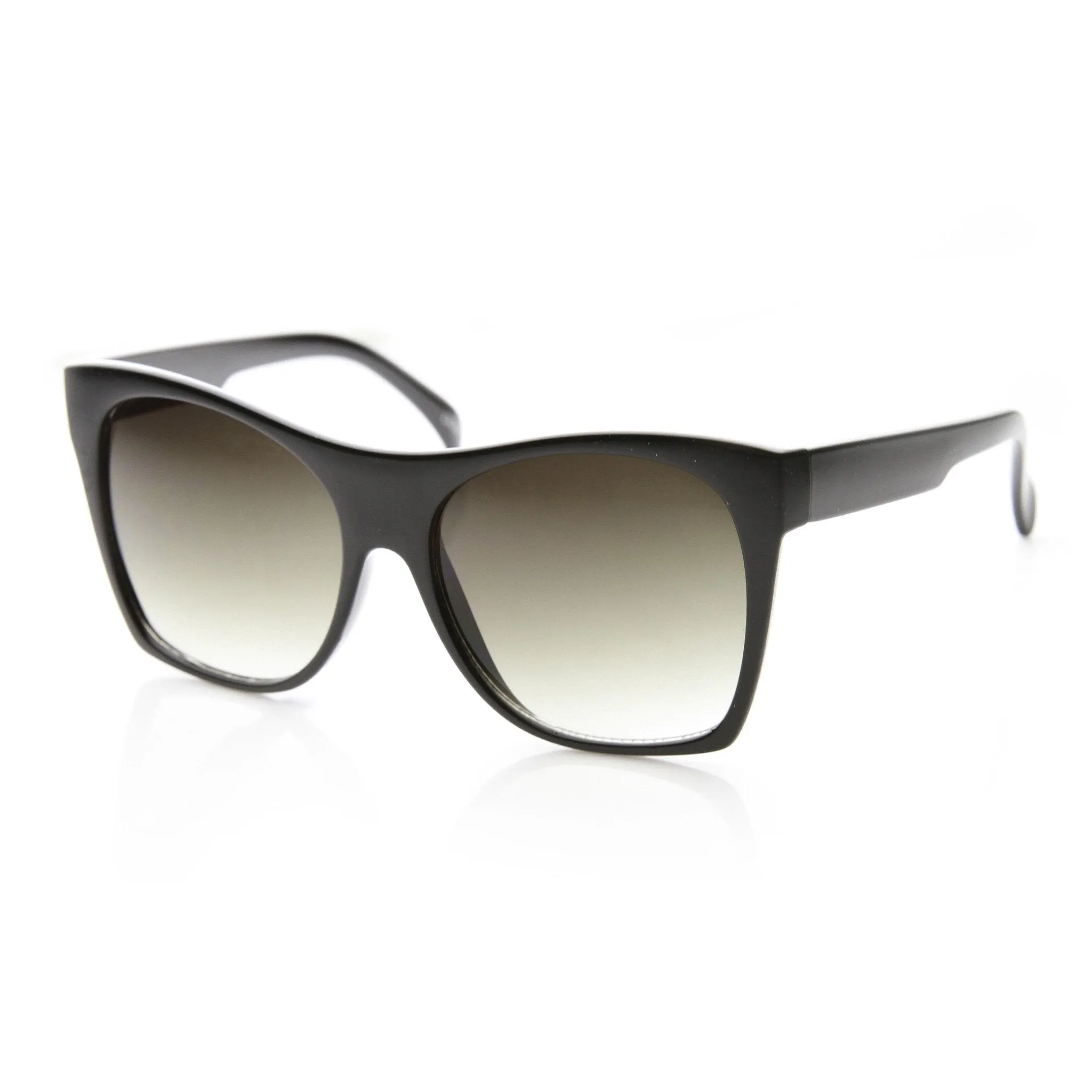 Women's Oversize Horned Rim Pointed Cat Eye Sunglasses 9610 sold by ZeroUV product image thumbnail 5