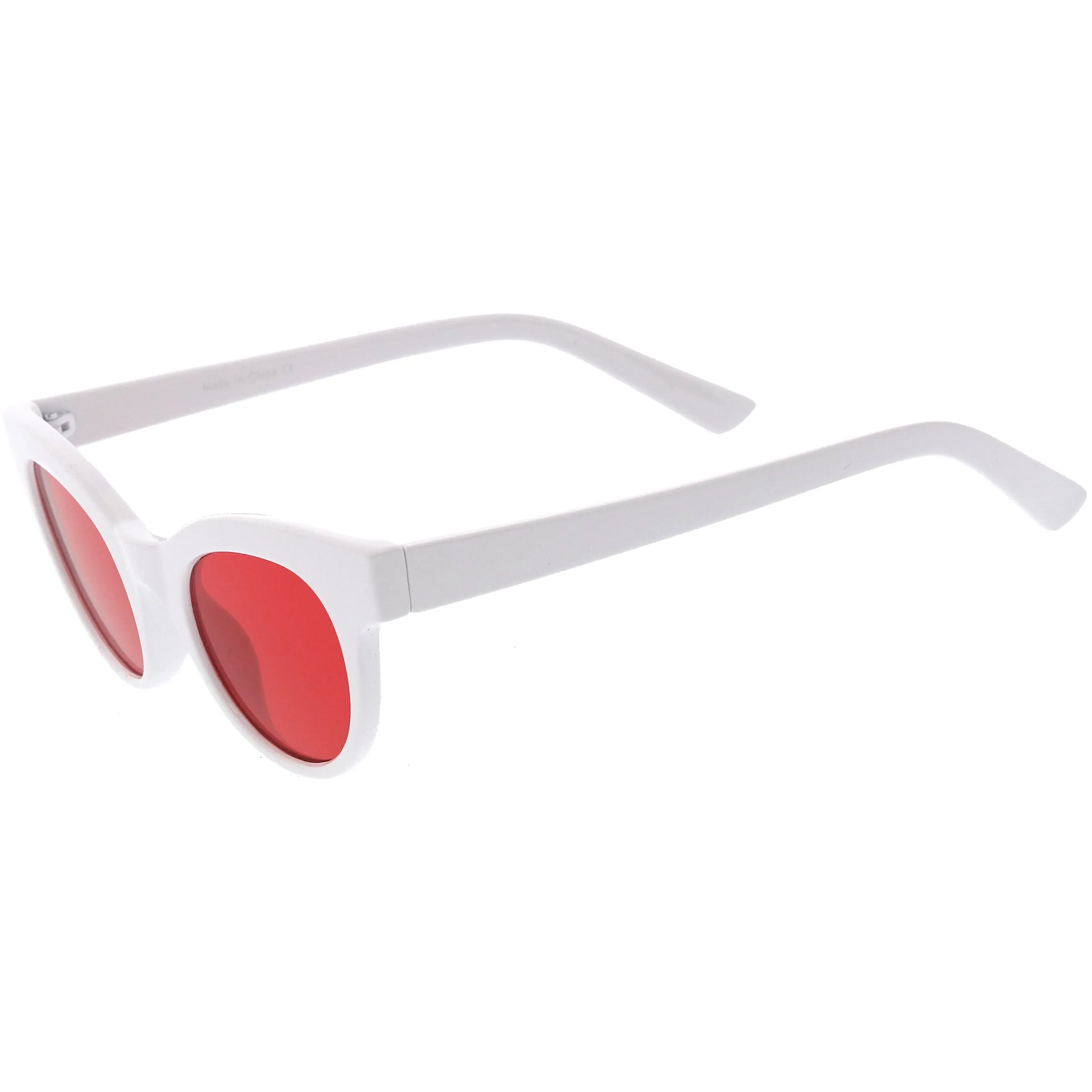 Women's Retro 1990's Small Color Tone Lens Cat Eye Sunglasses C940 sold by ZeroUV product image thumbnail 3