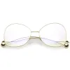Women's Vintage Oversize Butterfly Clear Lens Glasses C418 sold by ZeroUV