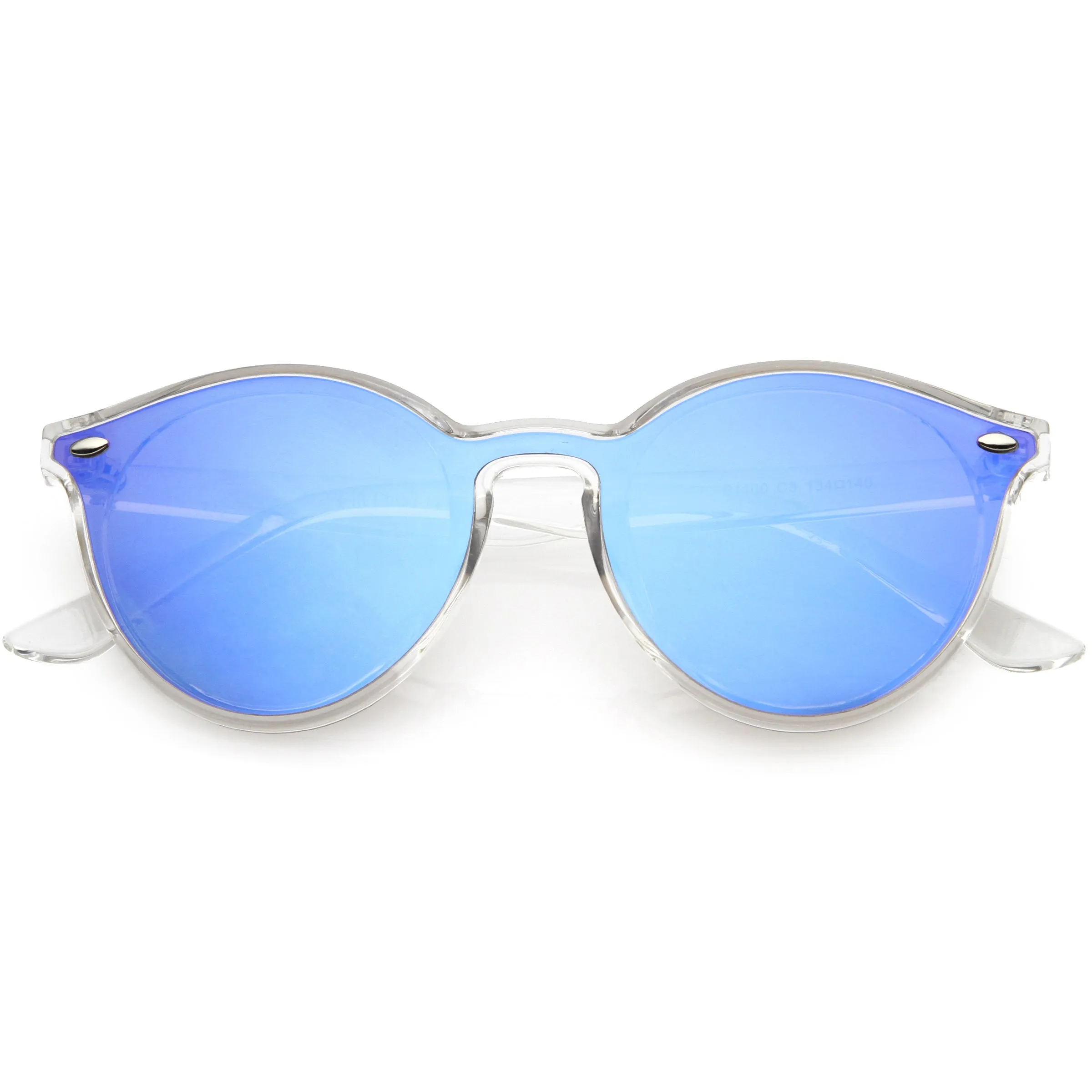 Retro Round P3 Horned Rim Color Tone Sunglasses C932 sold by ZeroUV