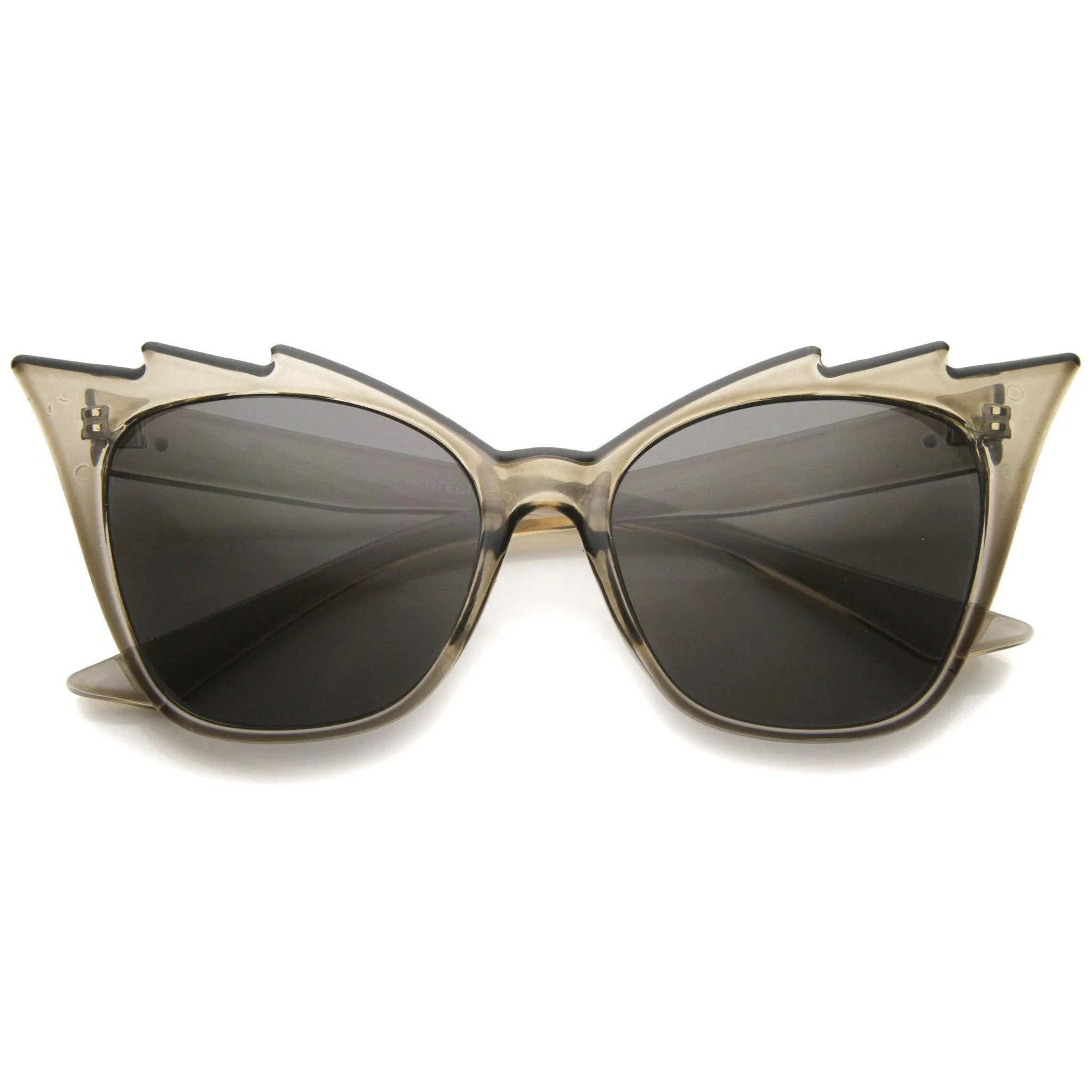 Women's Trendy Jagged Edge Brow Cat Eye Sunglasses A160 sold by ZeroUV