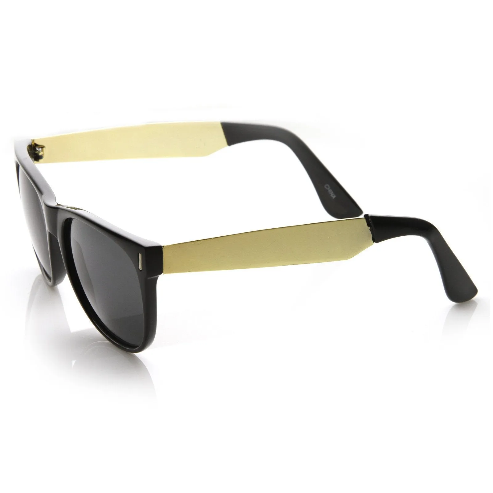 Trendy Indie Hipster Super Retro Metal Arm Horned Rim Sunglasses 8687 sold by ZeroUV product image thumbnail 5