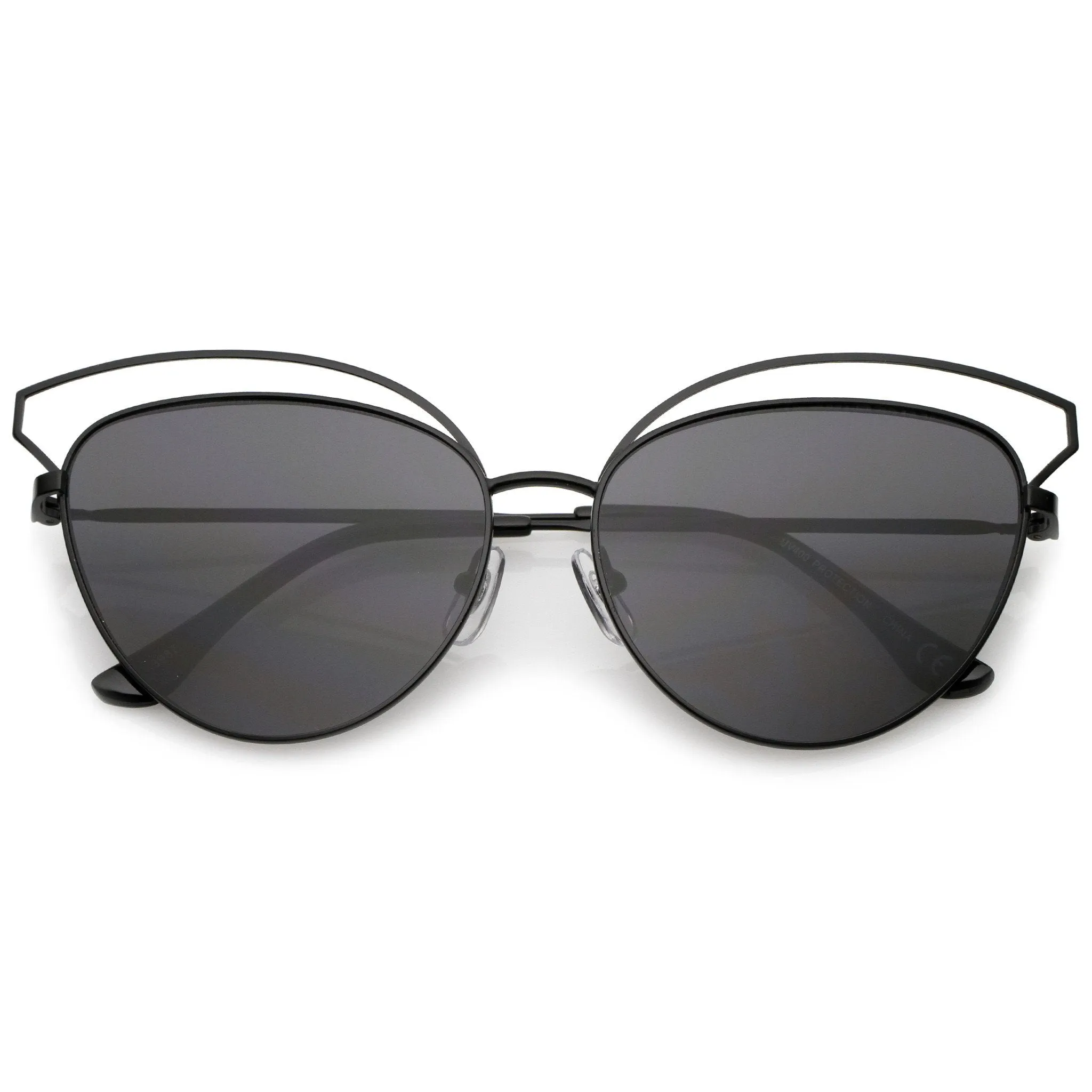 Women's Slim Laser Cut Cat Eye Sunglasses A759 sold by ZeroUV