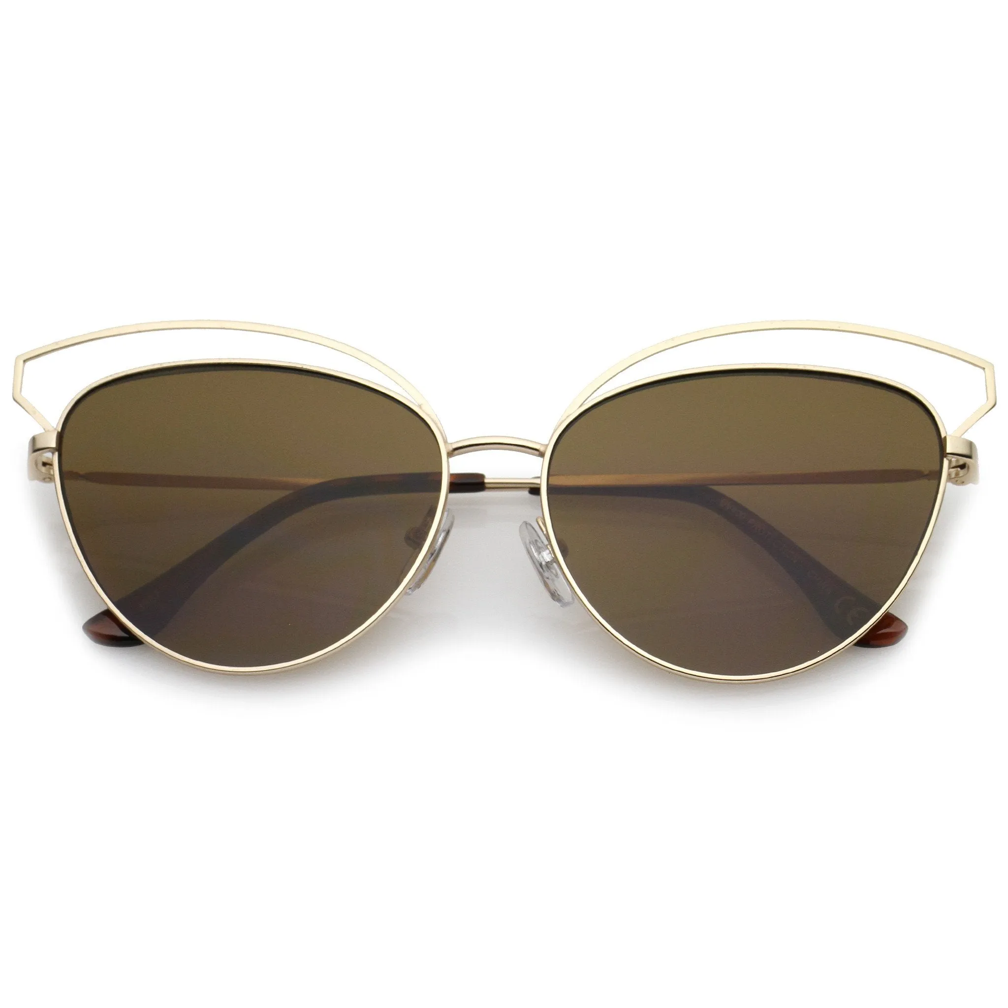 Women's Slim Laser Cut Cat Eye Sunglasses A759 sold by ZeroUV product image thumbnail 5