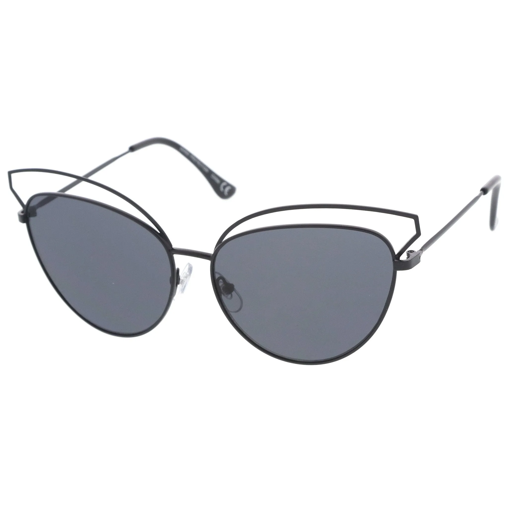 Women's Slim Laser Cut Cat Eye Sunglasses A759 sold by ZeroUV product image thumbnail 2