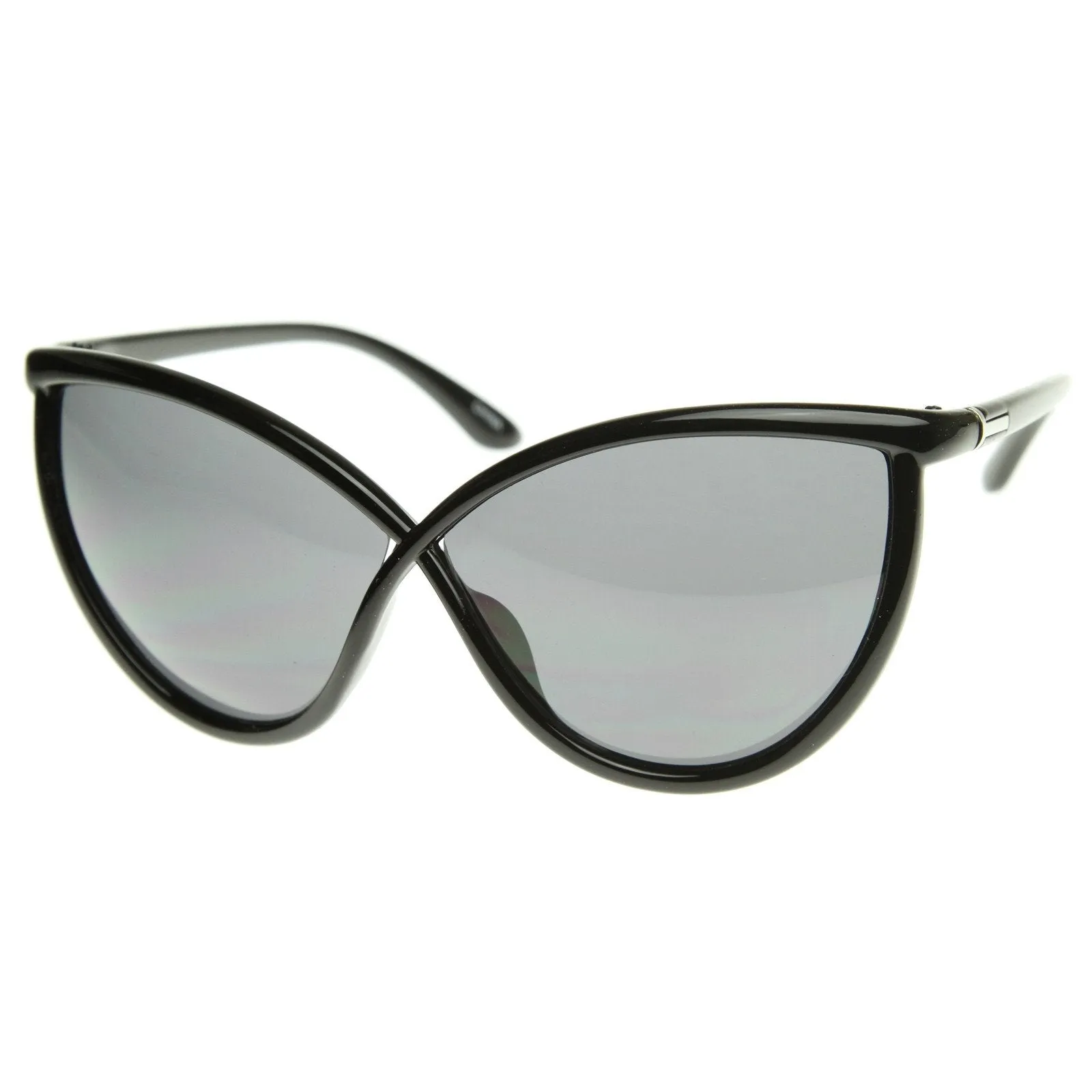 Unique Super Oversize Cat Eye Sunglasses Detailed Temple 8523 sold by ZeroUV product image thumbnail 4