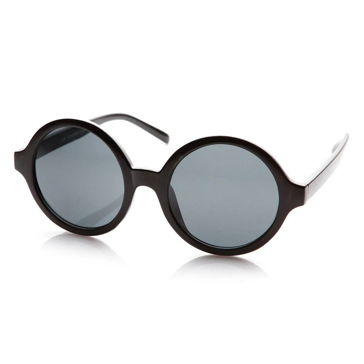 Retro Sleek Large Round Fashion Sunglasses 8704 sold by ZeroUV product image thumbnail 4