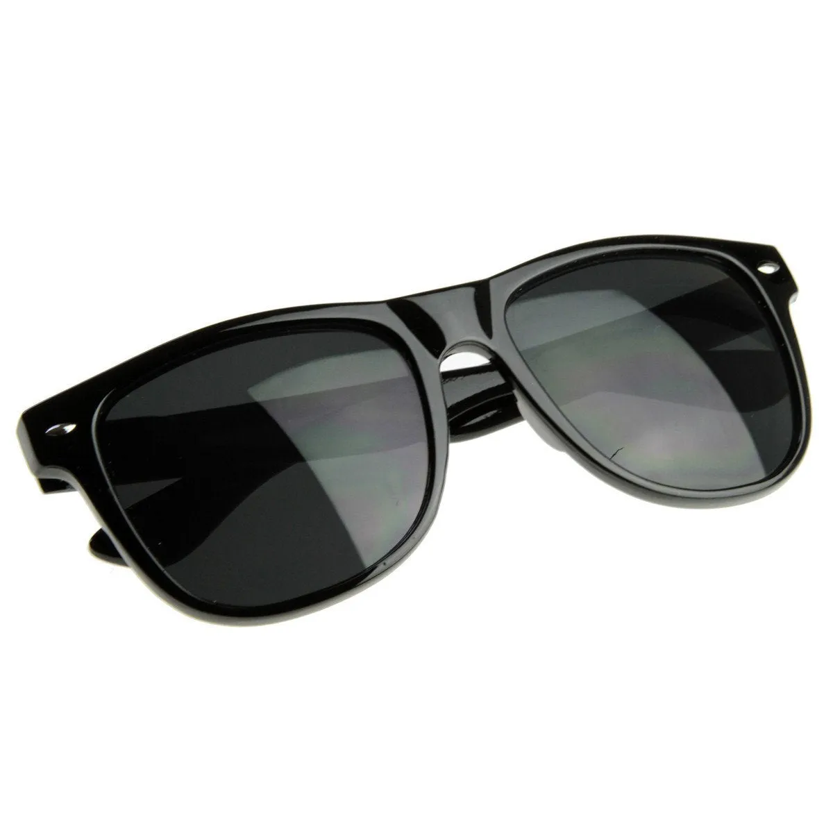 Large Trendy Fashion Horned Rim Sunglasses 8233 sold by ZeroUV product image thumbnail 4