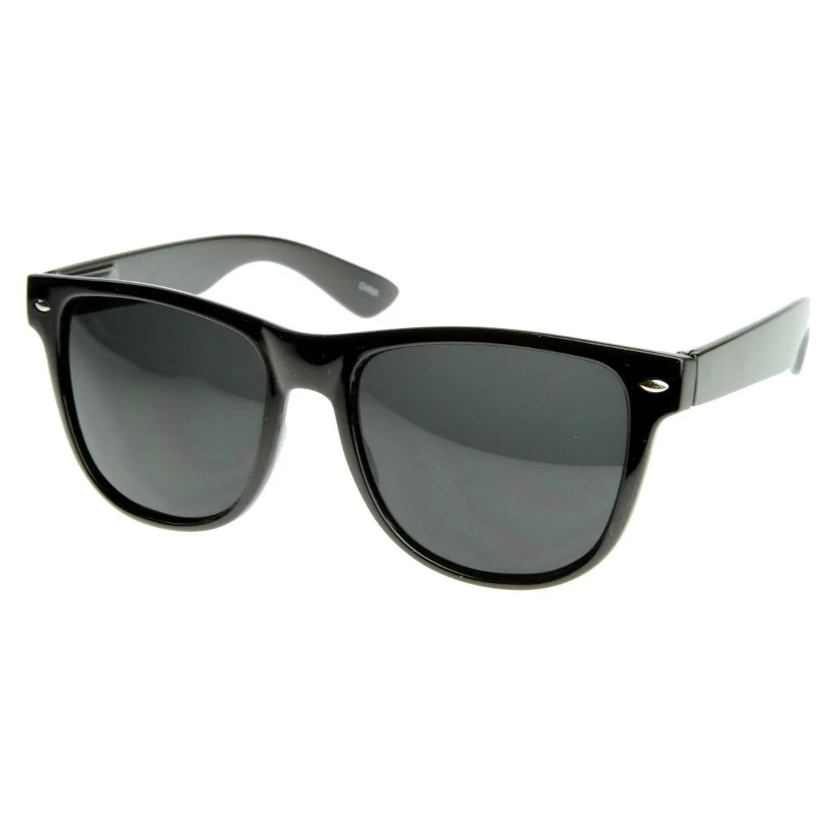 Large Trendy Fashion Horned Rim Sunglasses 8233 sold by ZeroUV product image thumbnail 2