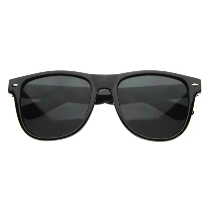 Large Trendy Fashion Horned Rim Sunglasses 8233 sold by ZeroUV
