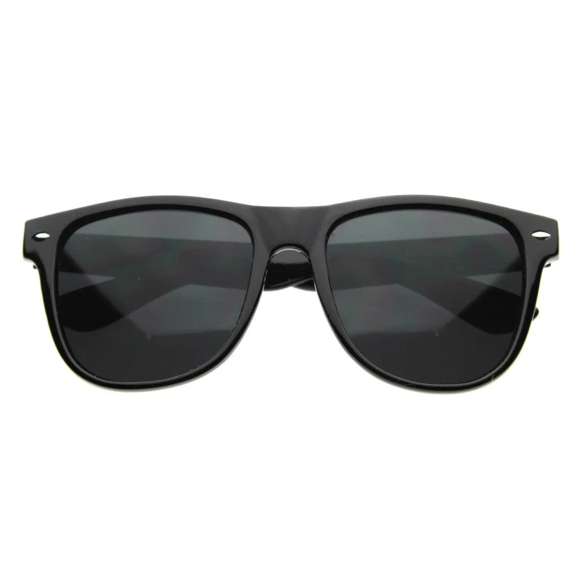 Large Trendy Fashion Horned Rim Sunglasses 8233 sold by ZeroUV