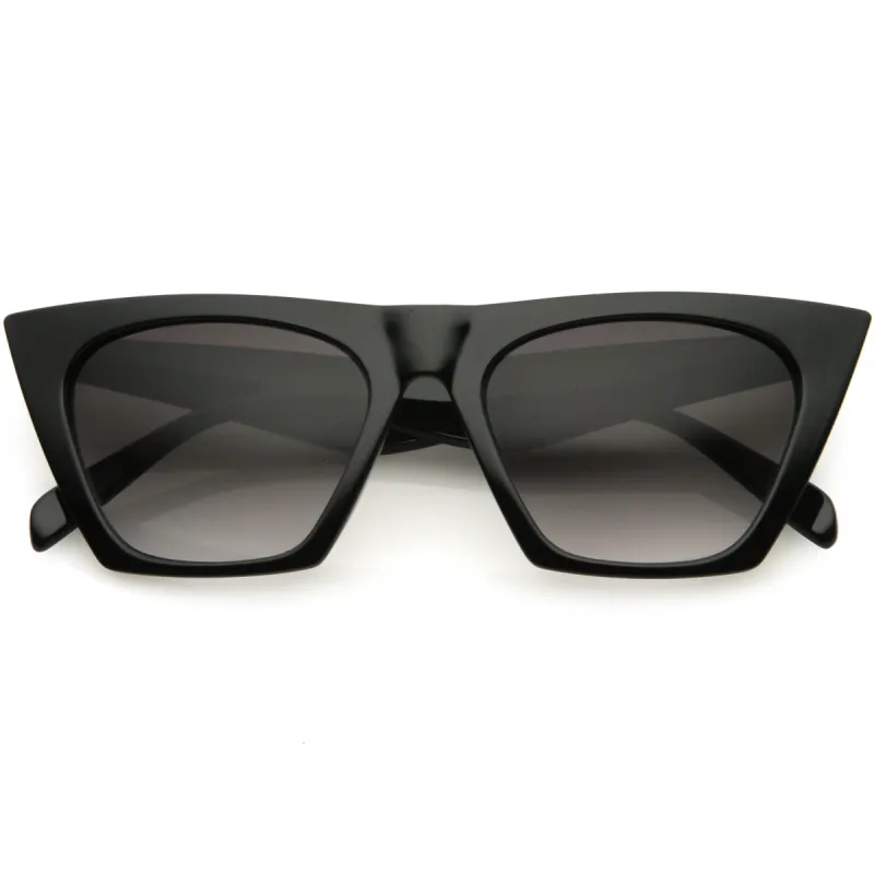 Women's Retro Modern Flat Top Cat Eye Sunglasses C976 sold by ZeroUV