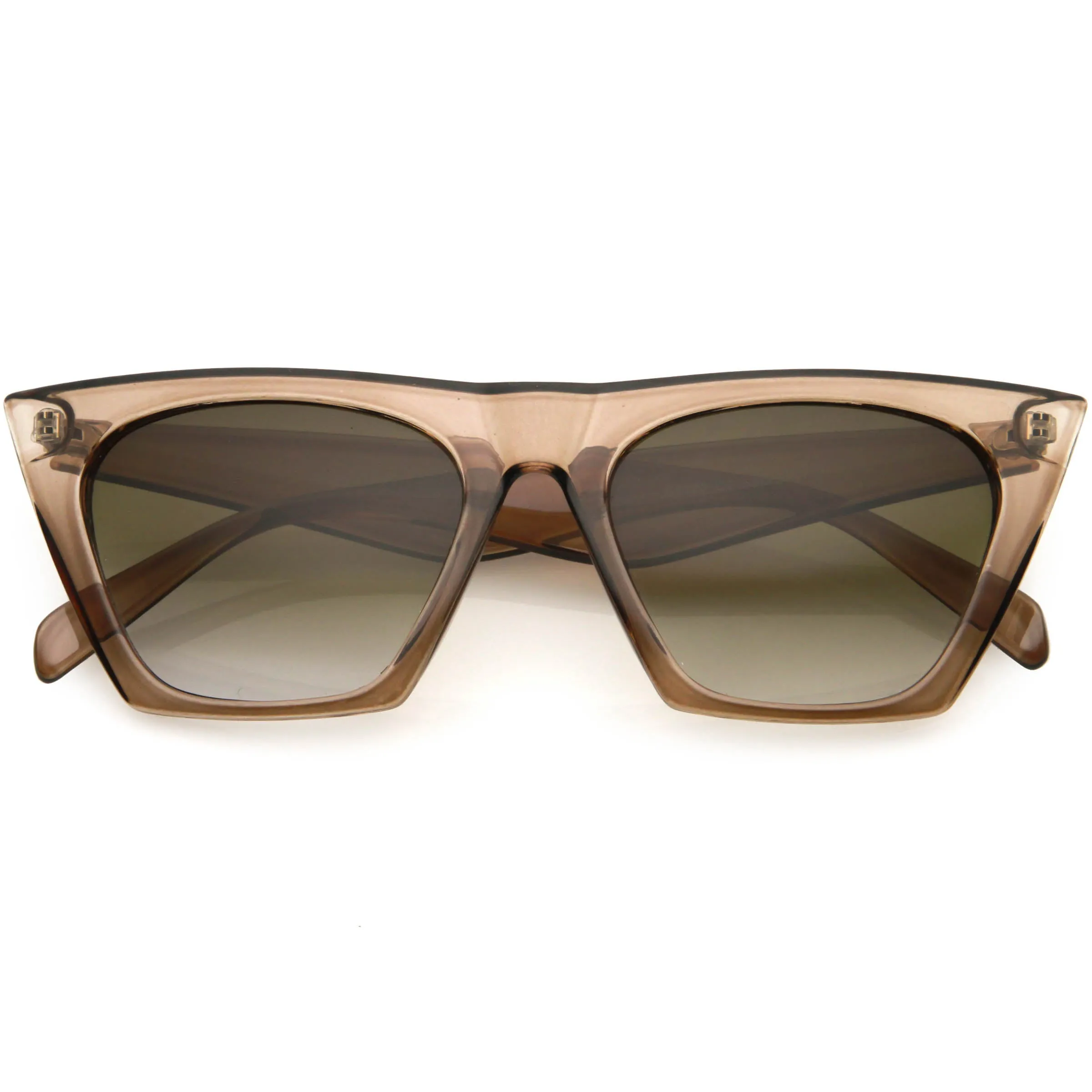 Women's Retro Modern Flat Top Cat Eye Sunglasses C976 sold by ZeroUV product image thumbnail 4
