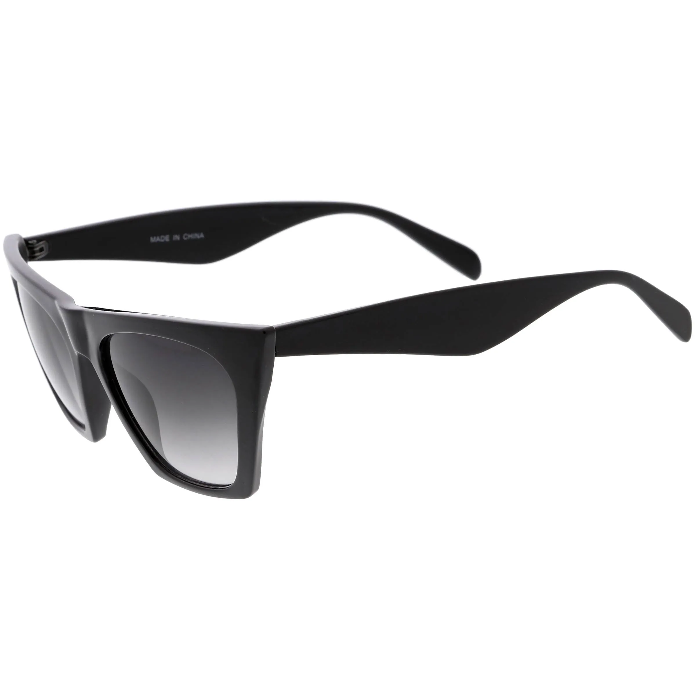 Women's Retro Modern Flat Top Cat Eye Sunglasses C976 sold by ZeroUV product image thumbnail 3