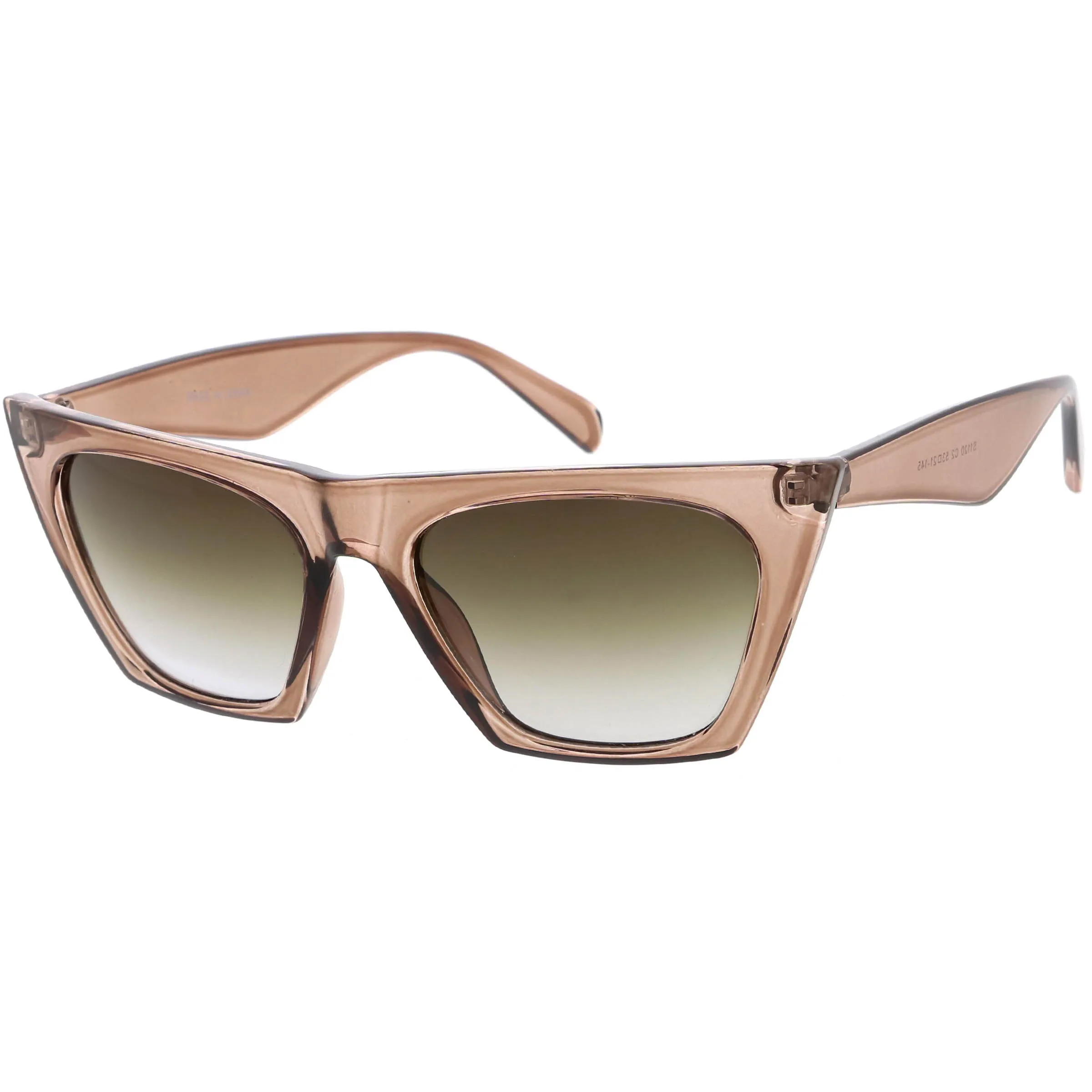 Women's Retro Modern Flat Top Cat Eye Sunglasses C976 sold by ZeroUV product image thumbnail 5
