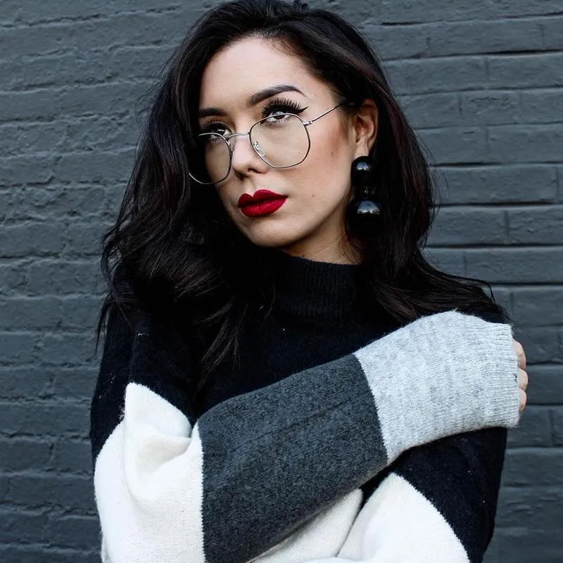 Retro 90's Geometric Hexagon Color Tinted Lens Sunglasses C454 sold by ZeroUV product image thumbnail 2