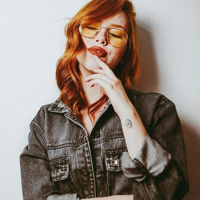 Retro 90's Geometric Hexagon Color Tinted Lens Sunglasses C454 sold by ZeroUV product image thumbnail 4