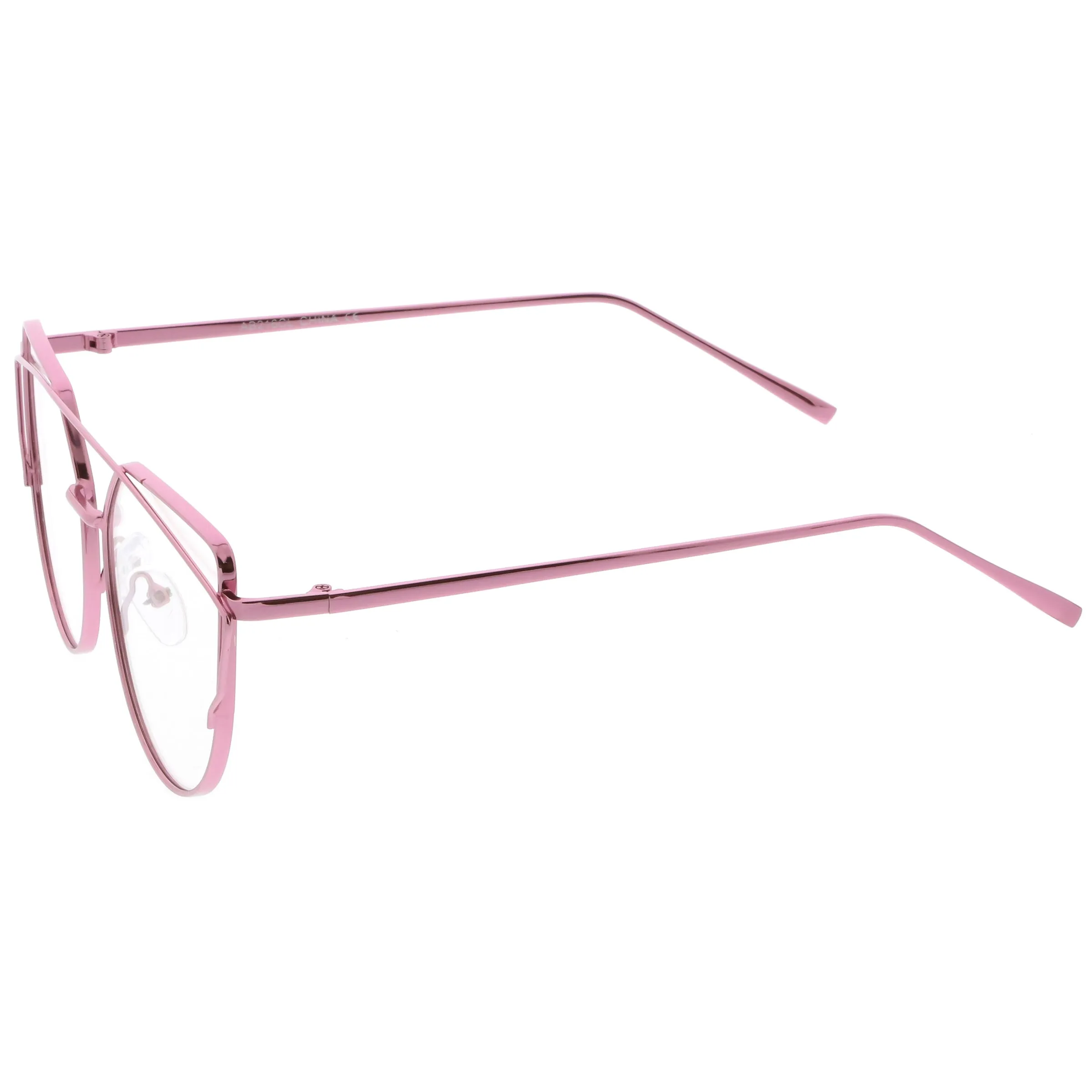 Retro Modern Intricately Designed Clear Lens Glasses C295 sold by ZeroUV product image thumbnail 4