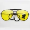 Vintage Aviator Sunglasses With Yellow Driving Lens 7206 sold by ZeroUV