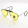 Vintage Aviator Sunglasses With Yellow Driving Lens 7206 sold by ZeroUV