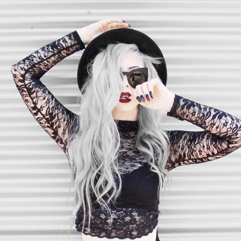 Designer Oversize Round Circle Pointed Cat Eye Sunglasses sold by ZeroUV