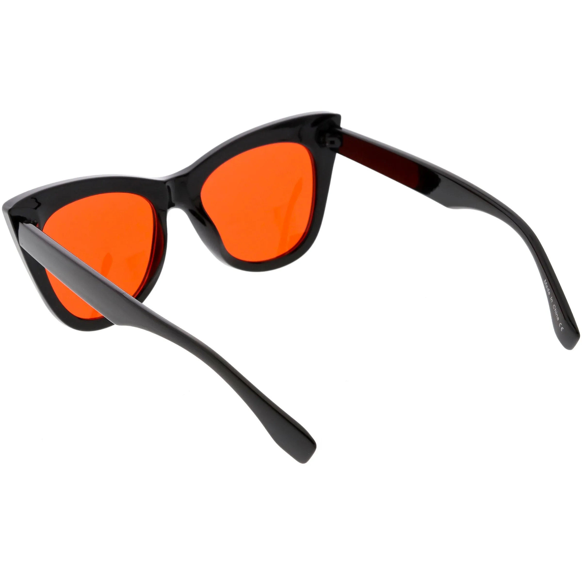 Women's Oversize Wide High Tip Rivets Cat Eye Sunglasses C851 sold by ZeroUV product image thumbnail 5