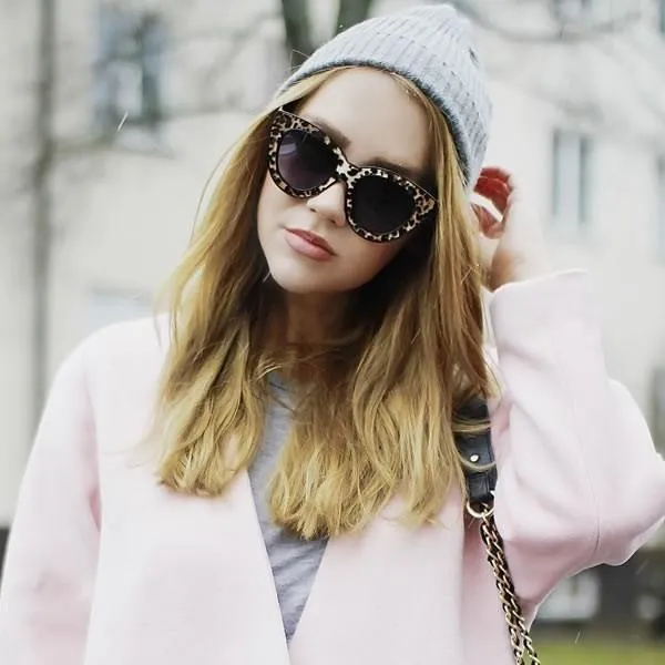 Indie Trendy Womens Block Cut Oversize Cat Eye Sunglasses sold by ZeroUV product image thumbnail 4