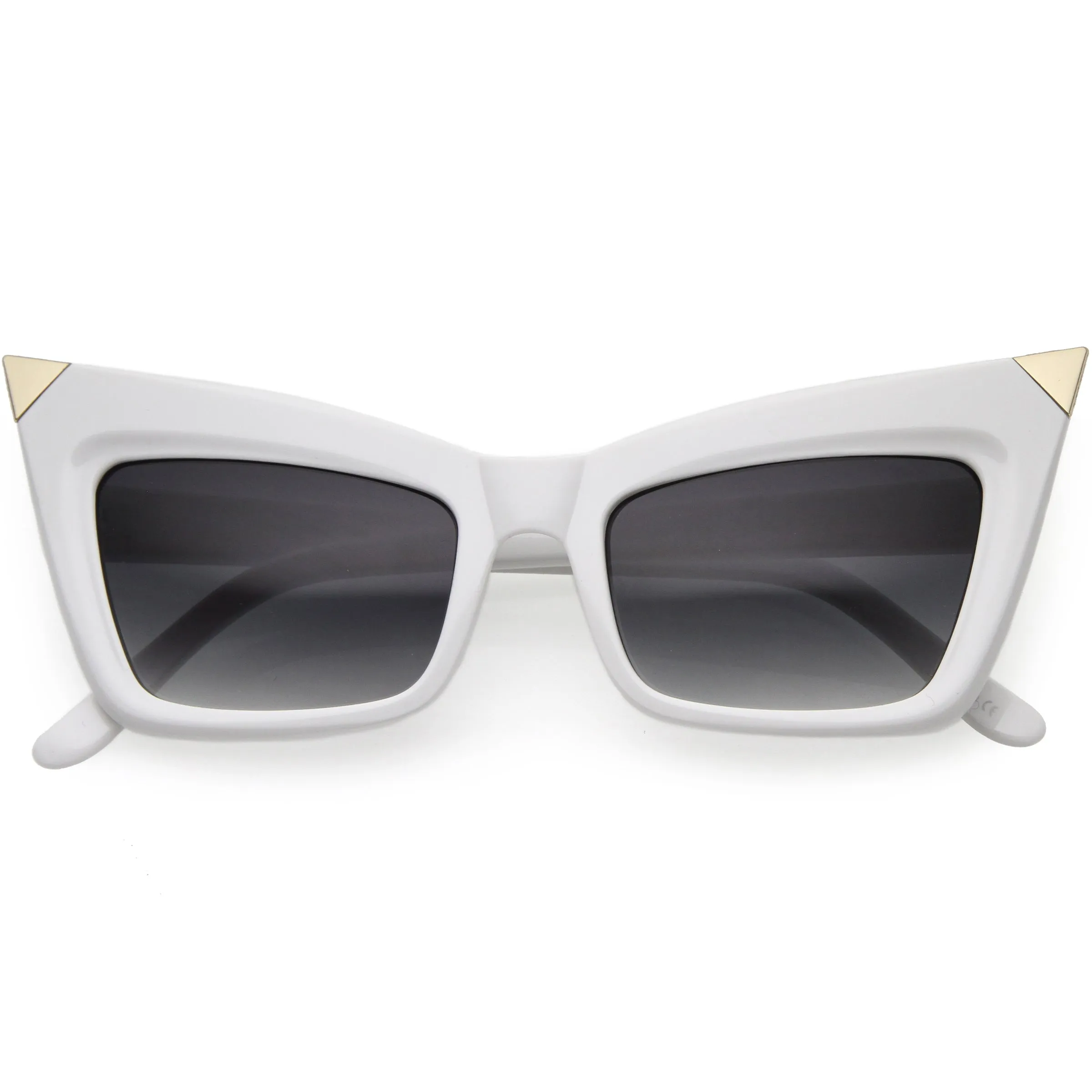 Sharp High-Pointed Metal Tip Designer-Inspired Fashion Cat Eye Sunglasses D004 sold by ZeroUV product image thumbnail 4