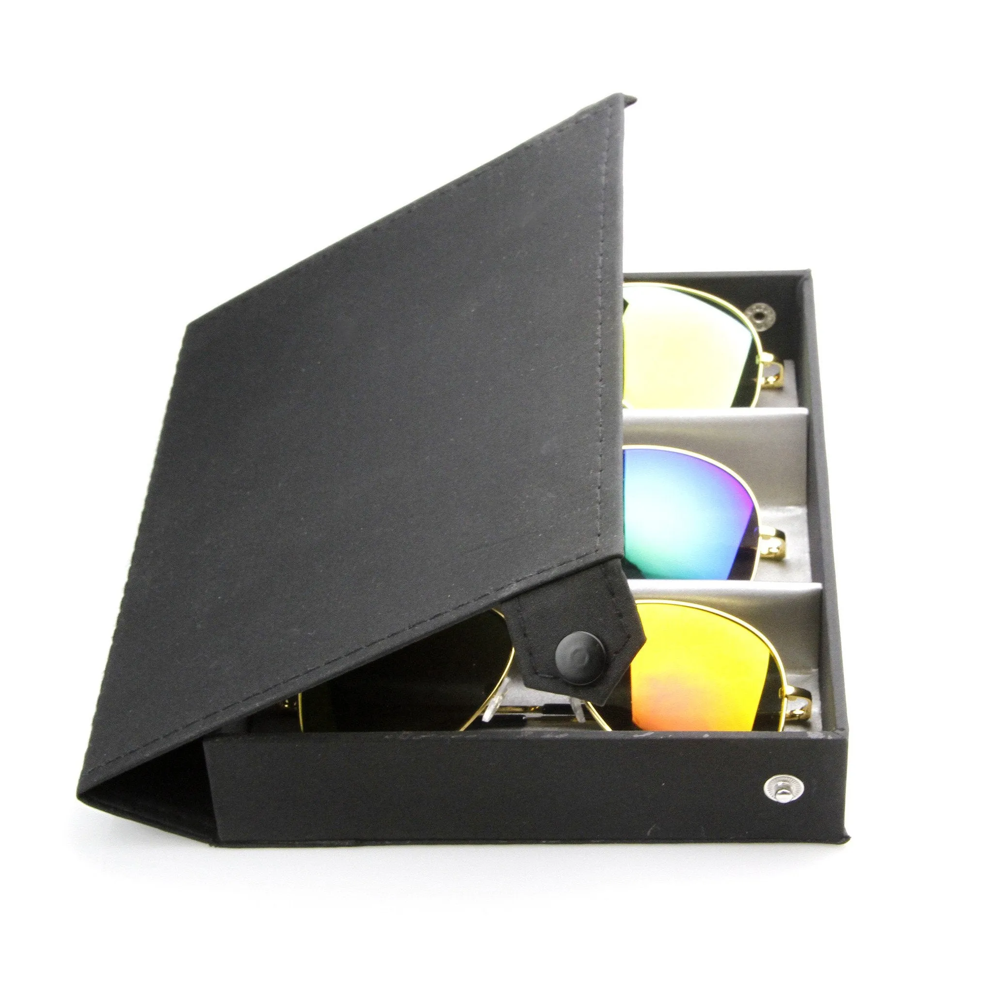 Limited Edition Metal Aviator Sunglasses W/ Mirror Lenses + Travel Case 1486 sold by ZeroUV product image thumbnail 3