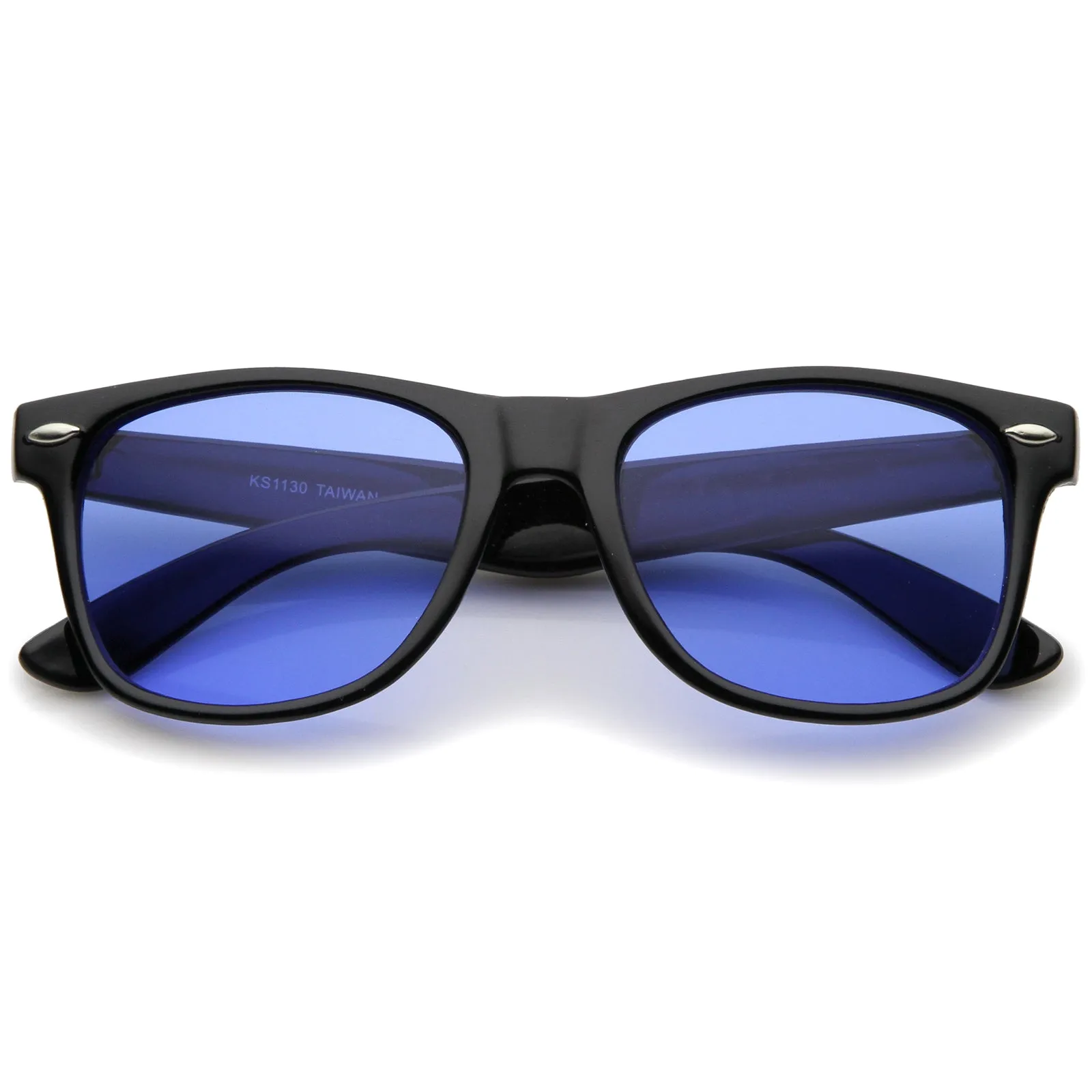 Limited Edition Color Tinted Lens Horned Rim Sunglasses 8803 sold by ZeroUV product image thumbnail 4