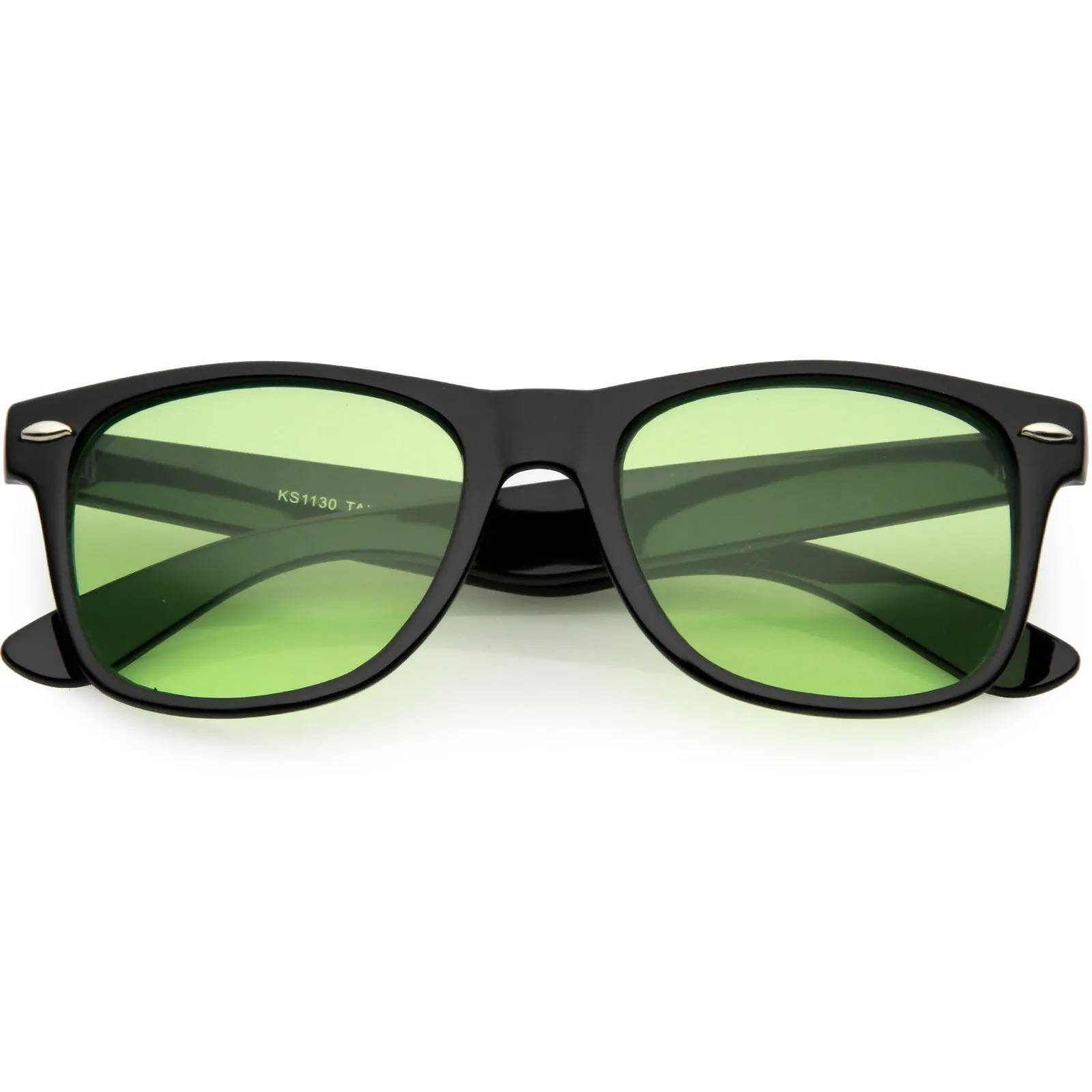 Limited Edition Color Tinted Lens Horned Rim Sunglasses 8803 sold by ZeroUV
