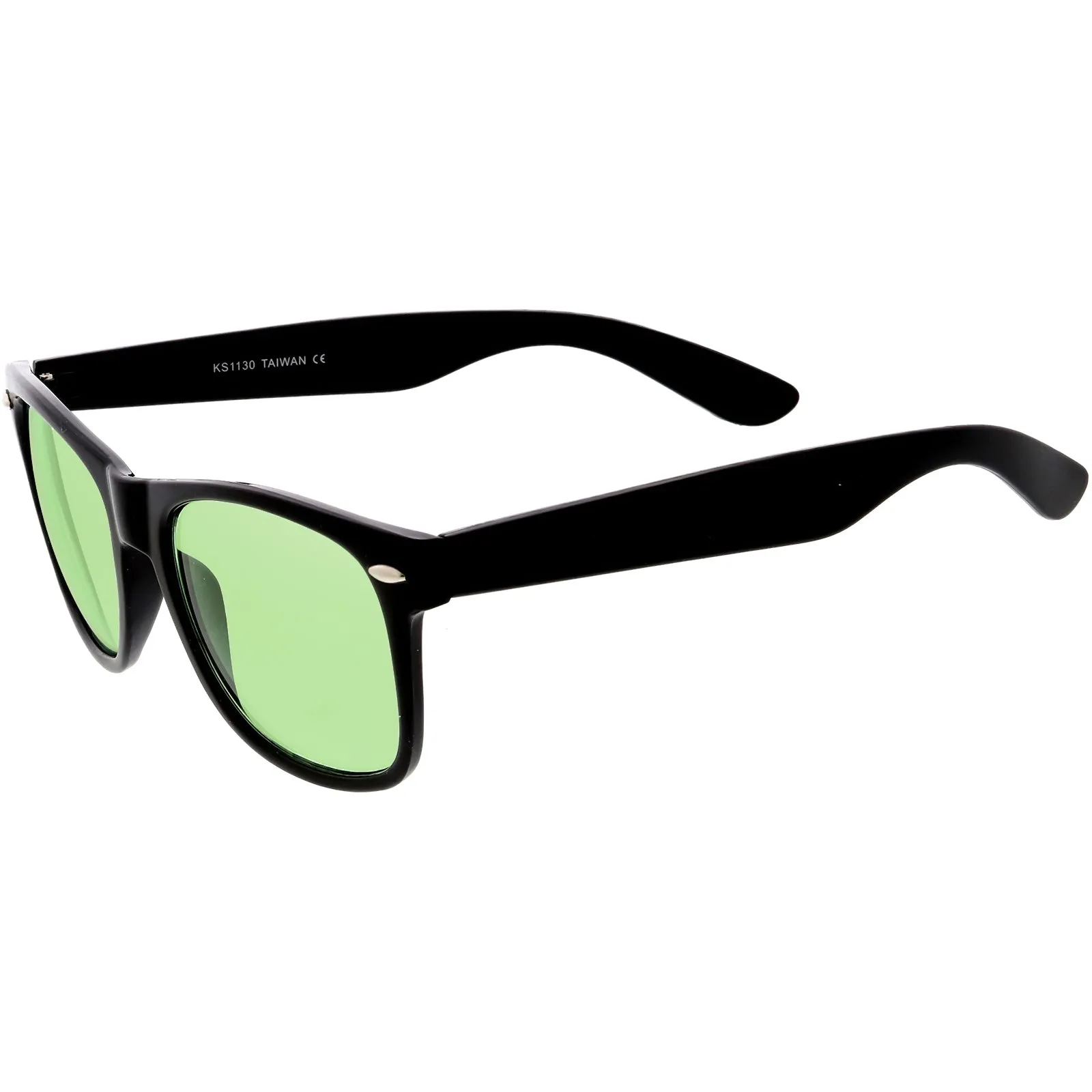 Limited Edition Color Tinted Lens Horned Rim Sunglasses 8803 sold by ZeroUV product image thumbnail 3