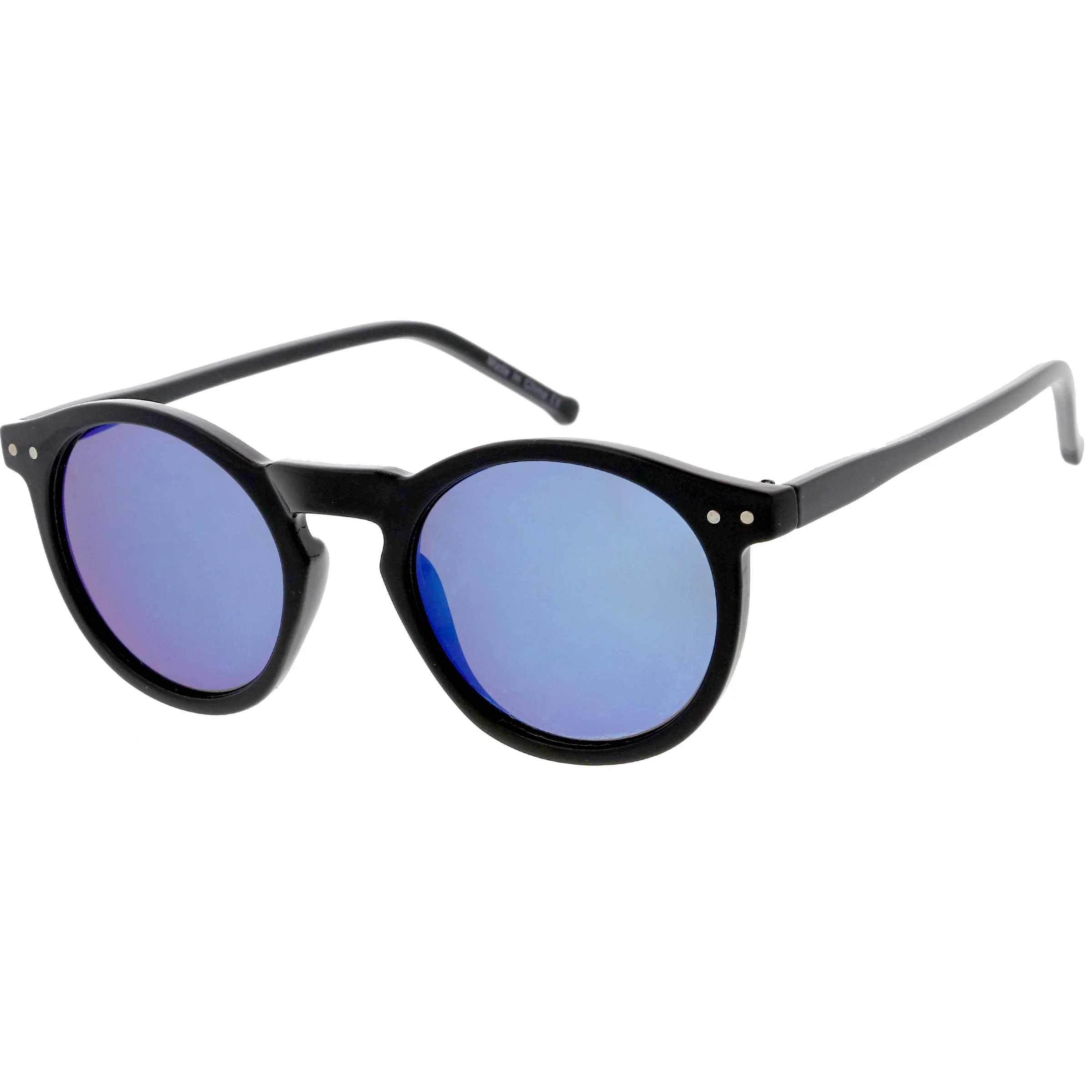 Vintage Inspired Round Indie Dapper P3 Polarized Sunglasses C933 sold by ZeroUV product image thumbnail 2