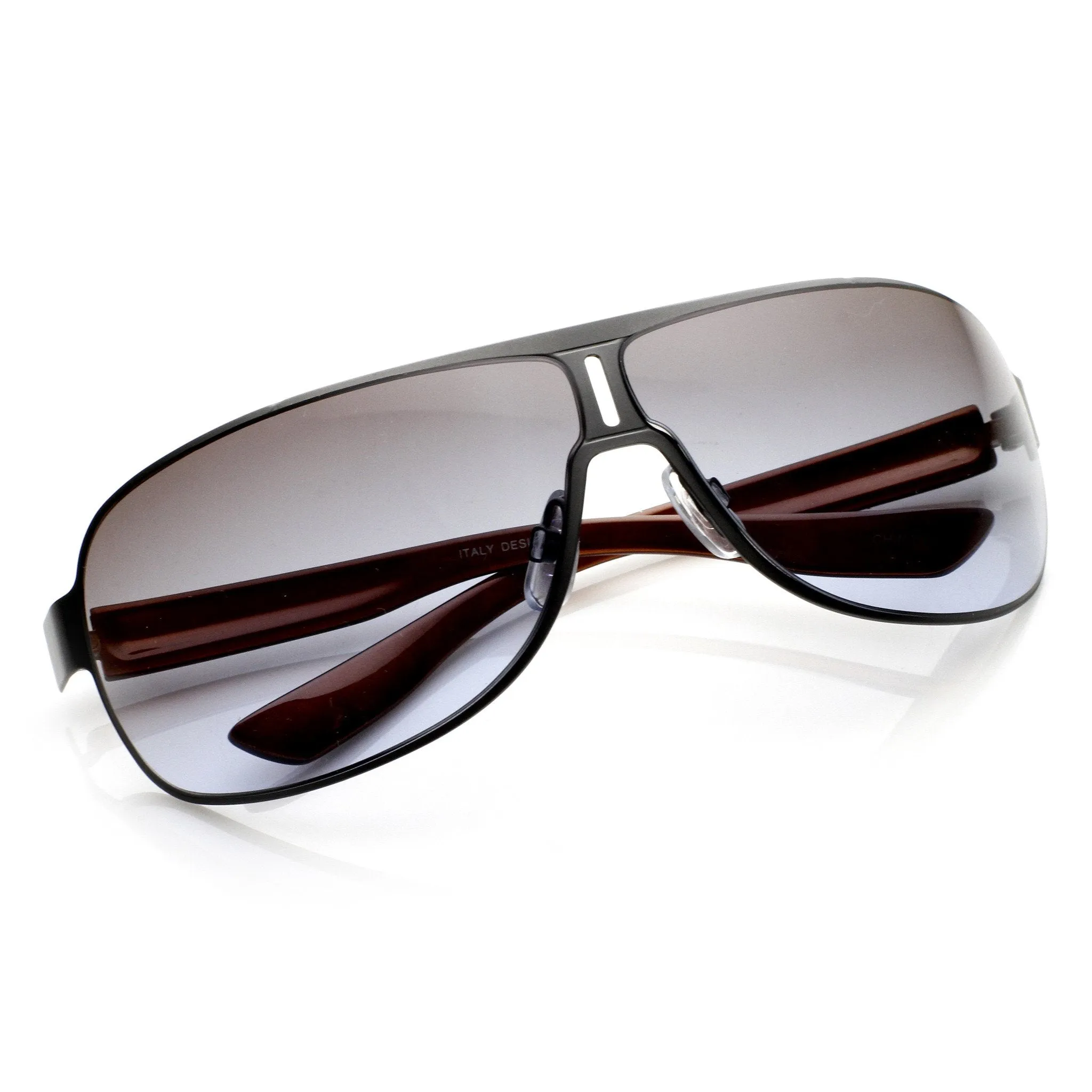 Premium European Mens Square Aviator Sunglasses 8748 sold by ZeroUV product image thumbnail 2