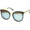 Women's Oversize Cat Eye Mirrored Lens Round Sunglasses A229 sold by ZeroUV